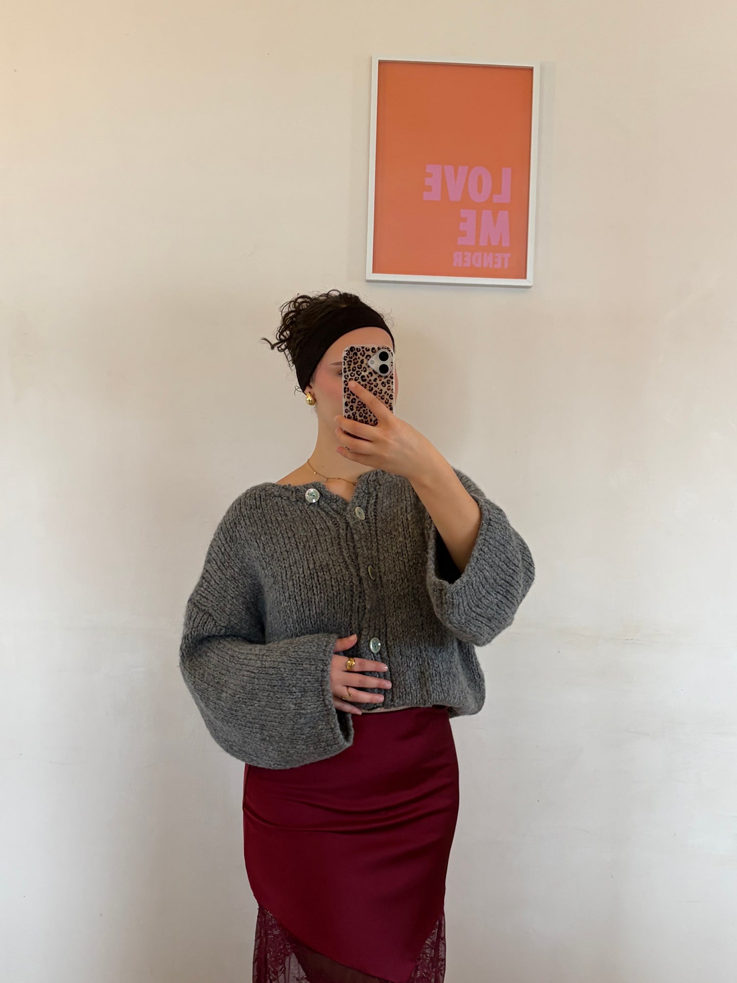 CARDIGAN KIRA GRIS