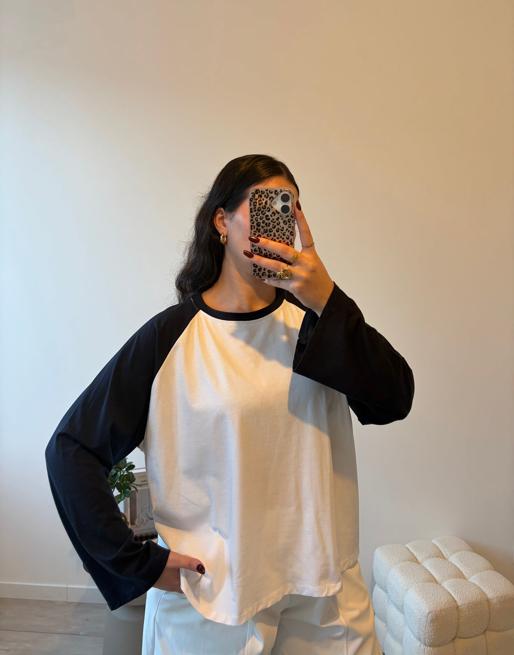 T-SHIRT RAGLAN MARINE