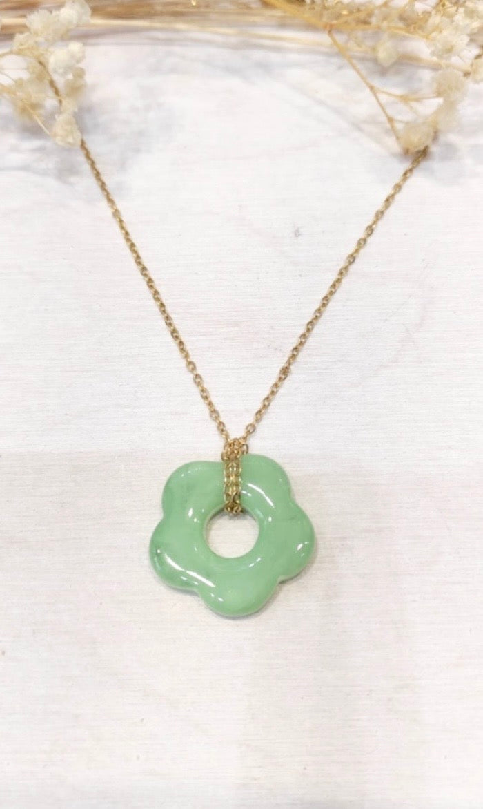 COLLIER JASMINE VERT