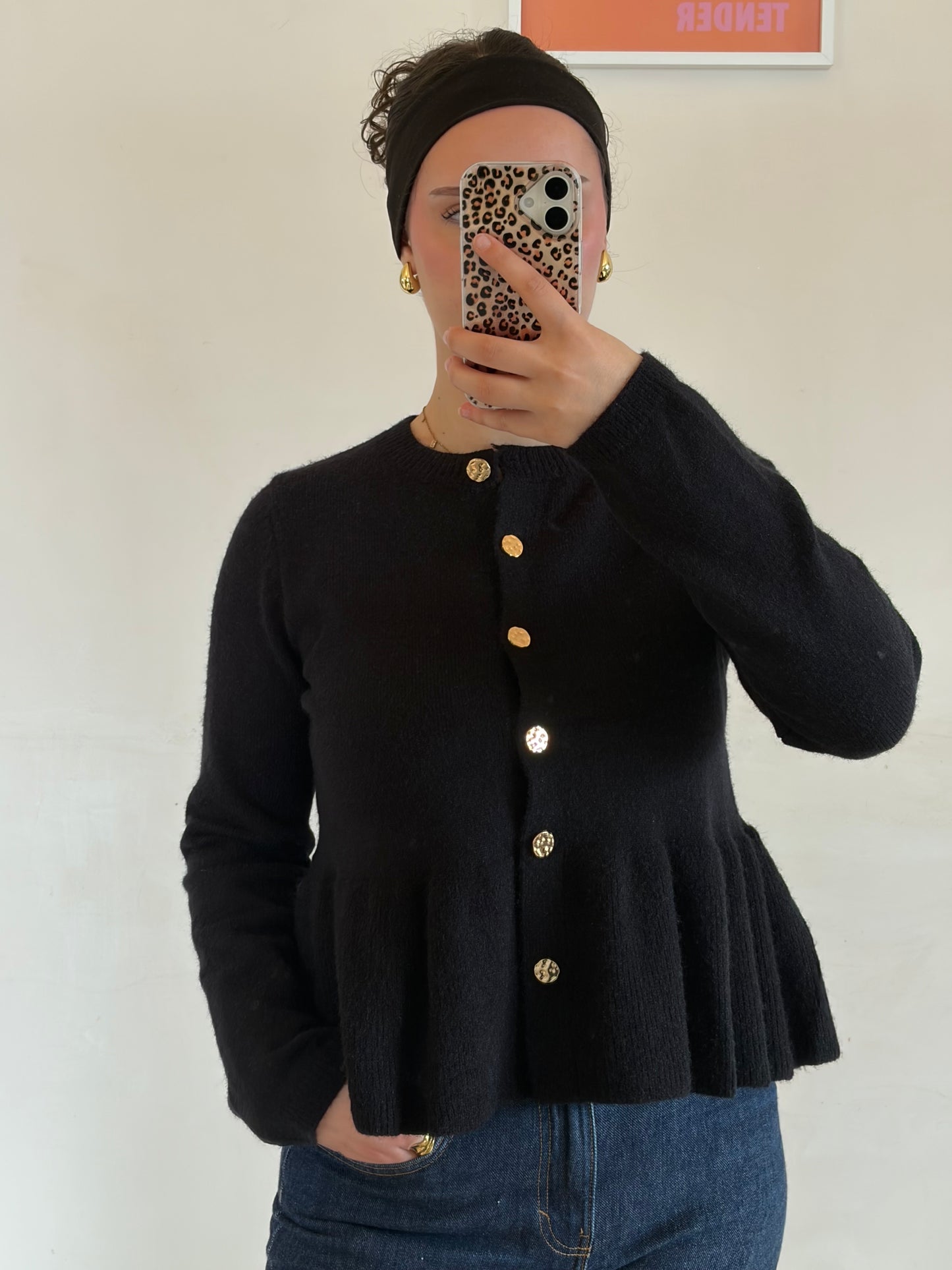 CARDIGAN LARA NOIR