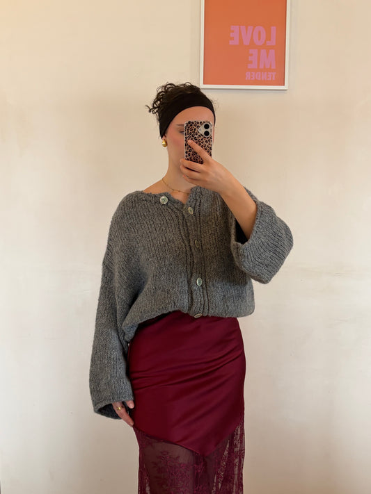 CARDIGAN KIRA GRIS