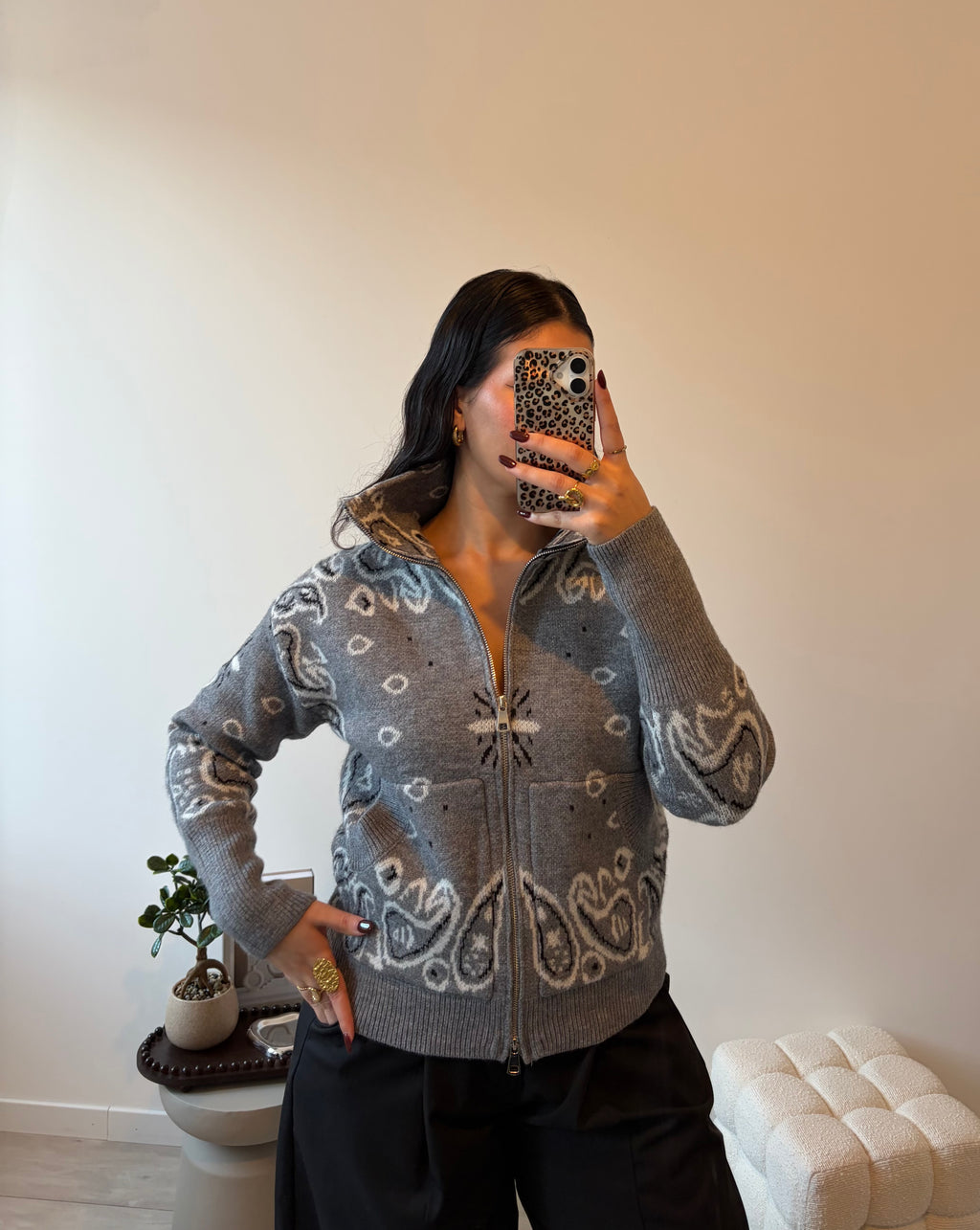 GILET SOREN GRIS
