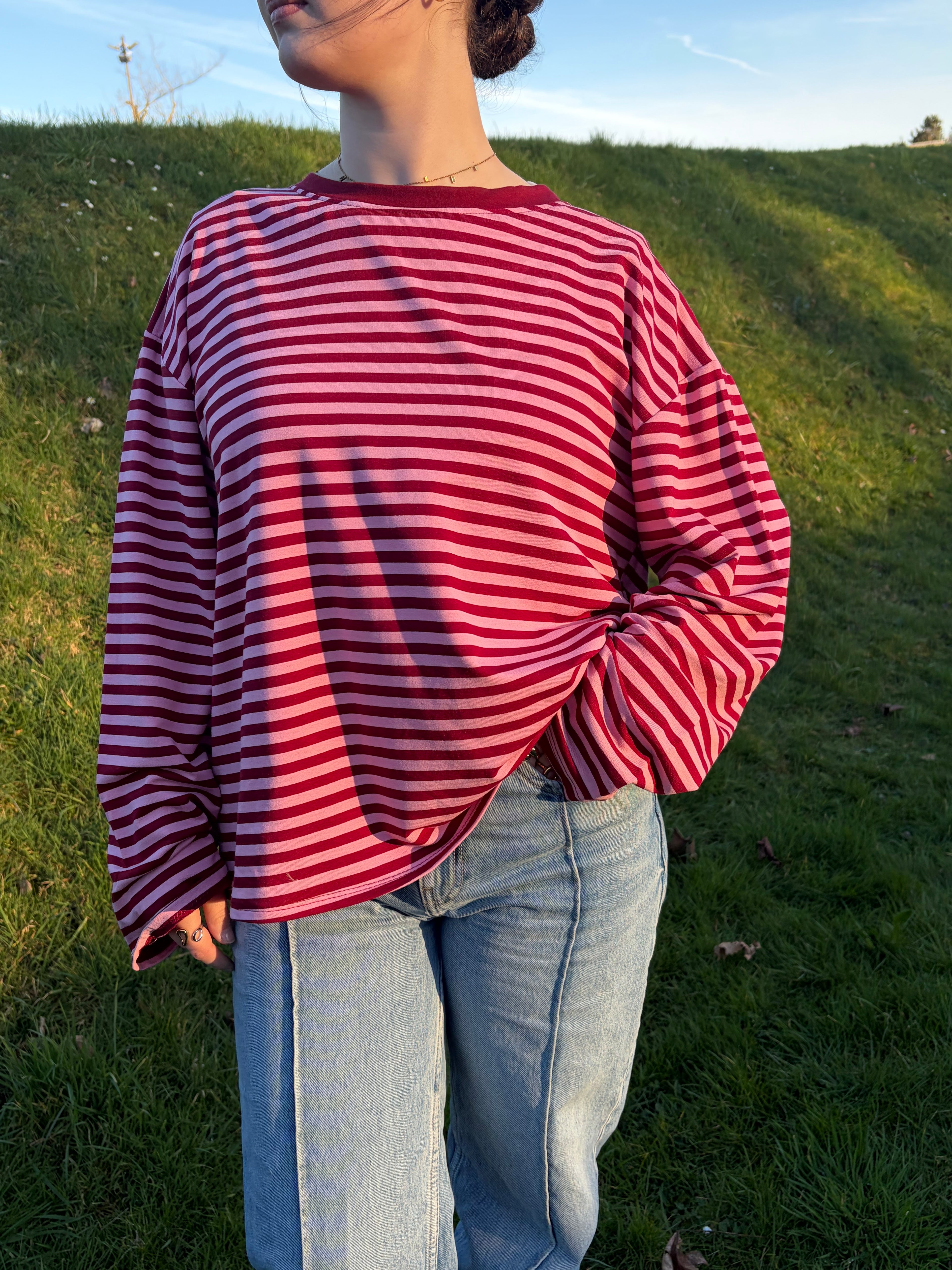 TEE SHIRT LEANDRO BORDEAUX