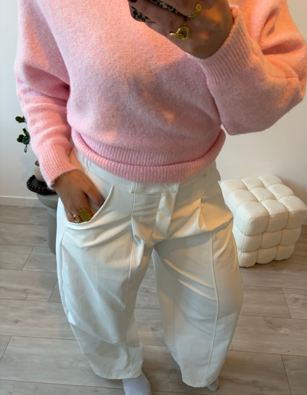 PANTALON LONDON BLANC