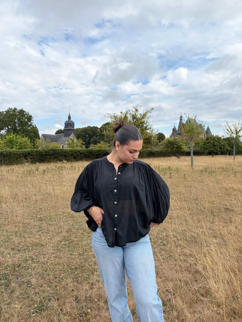 BLOUSE ROMY NOIRE