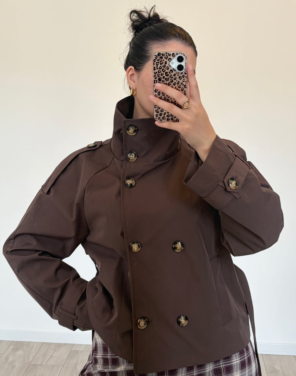 TRENCH PEDRO MARRON