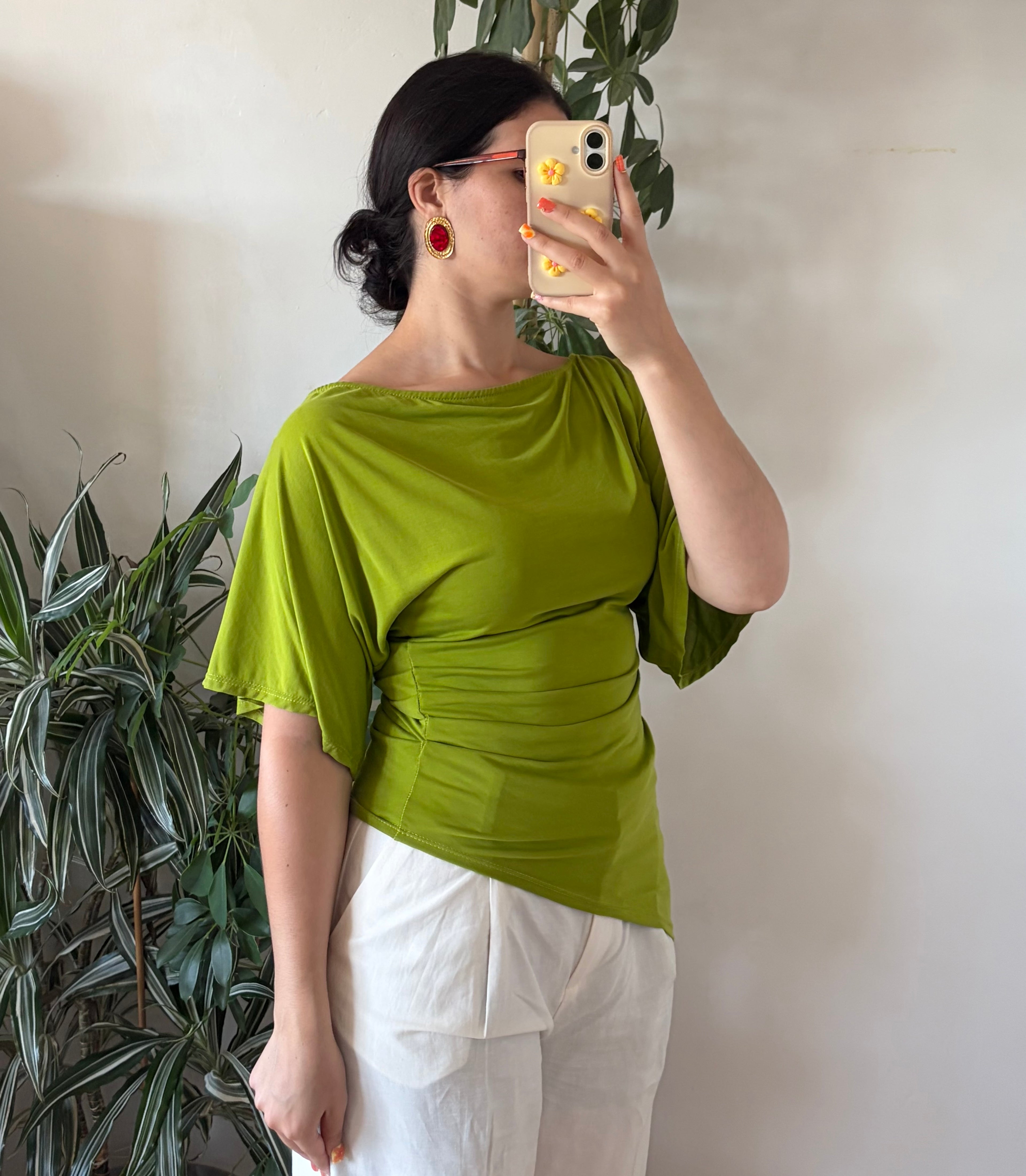 TOP SCARLET VERT ANIS