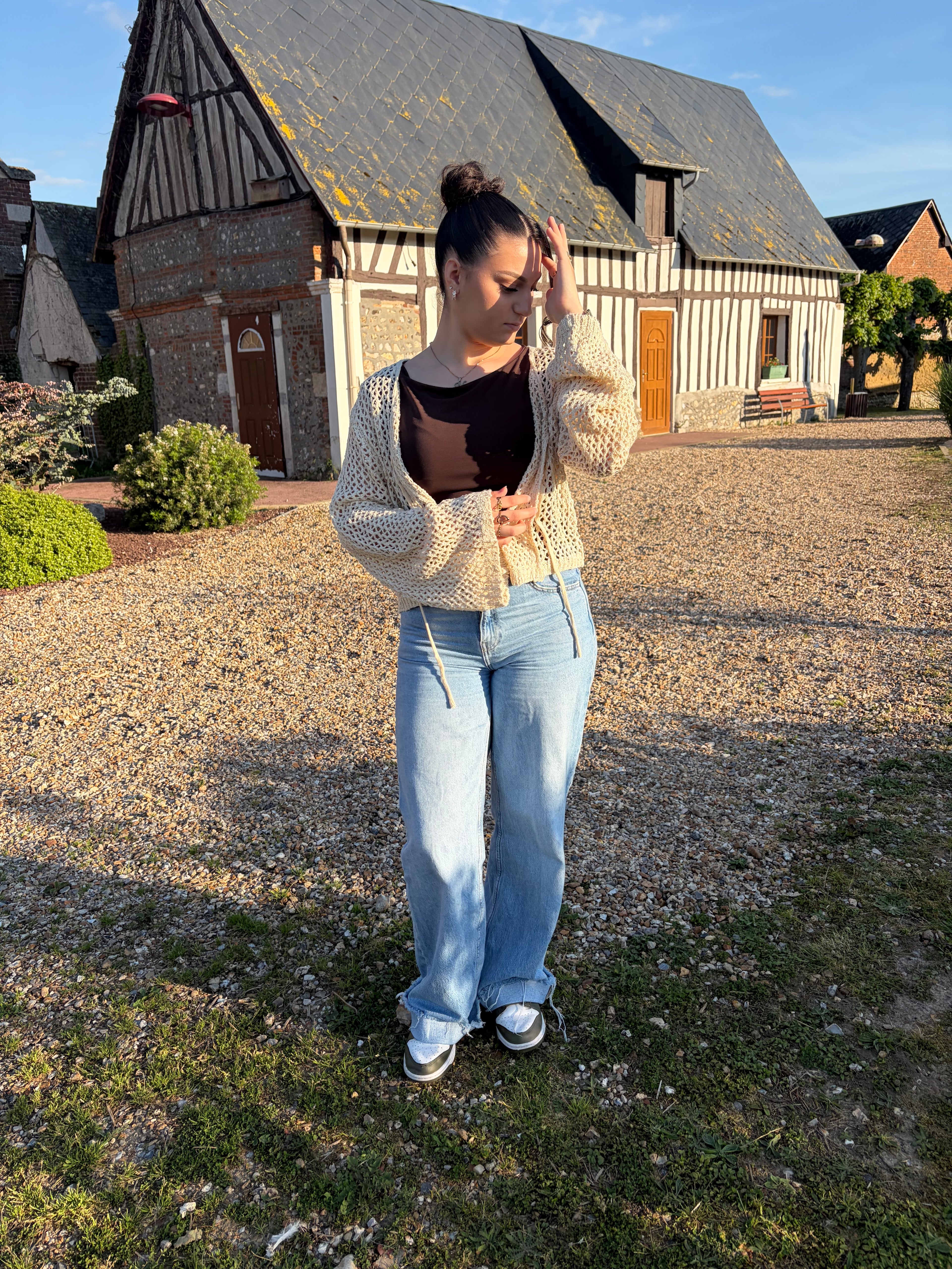GILET TANIA BEIGE