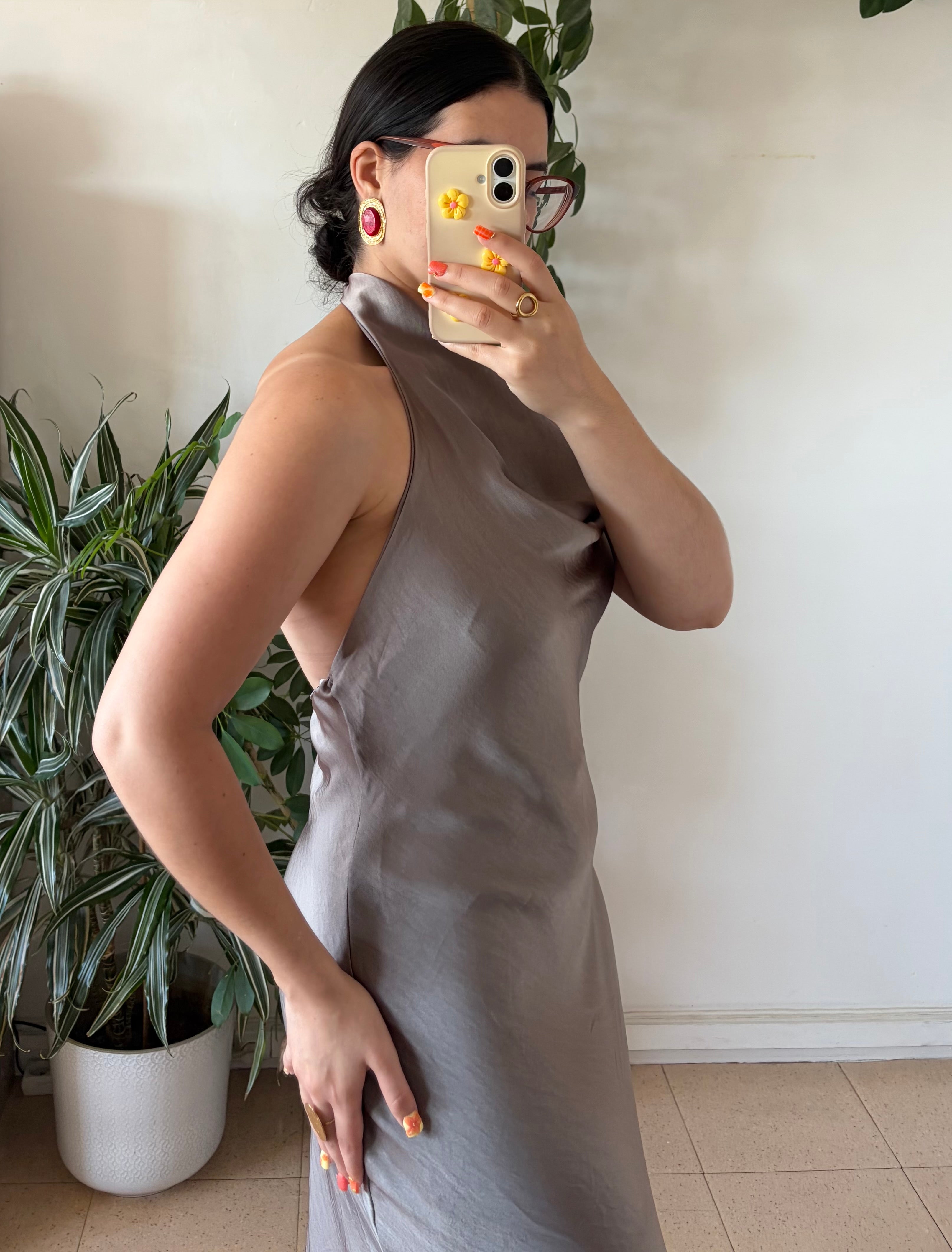 PRÉCOMMANDE ROBE NAÏA TAUPE (envoi cette semaine)