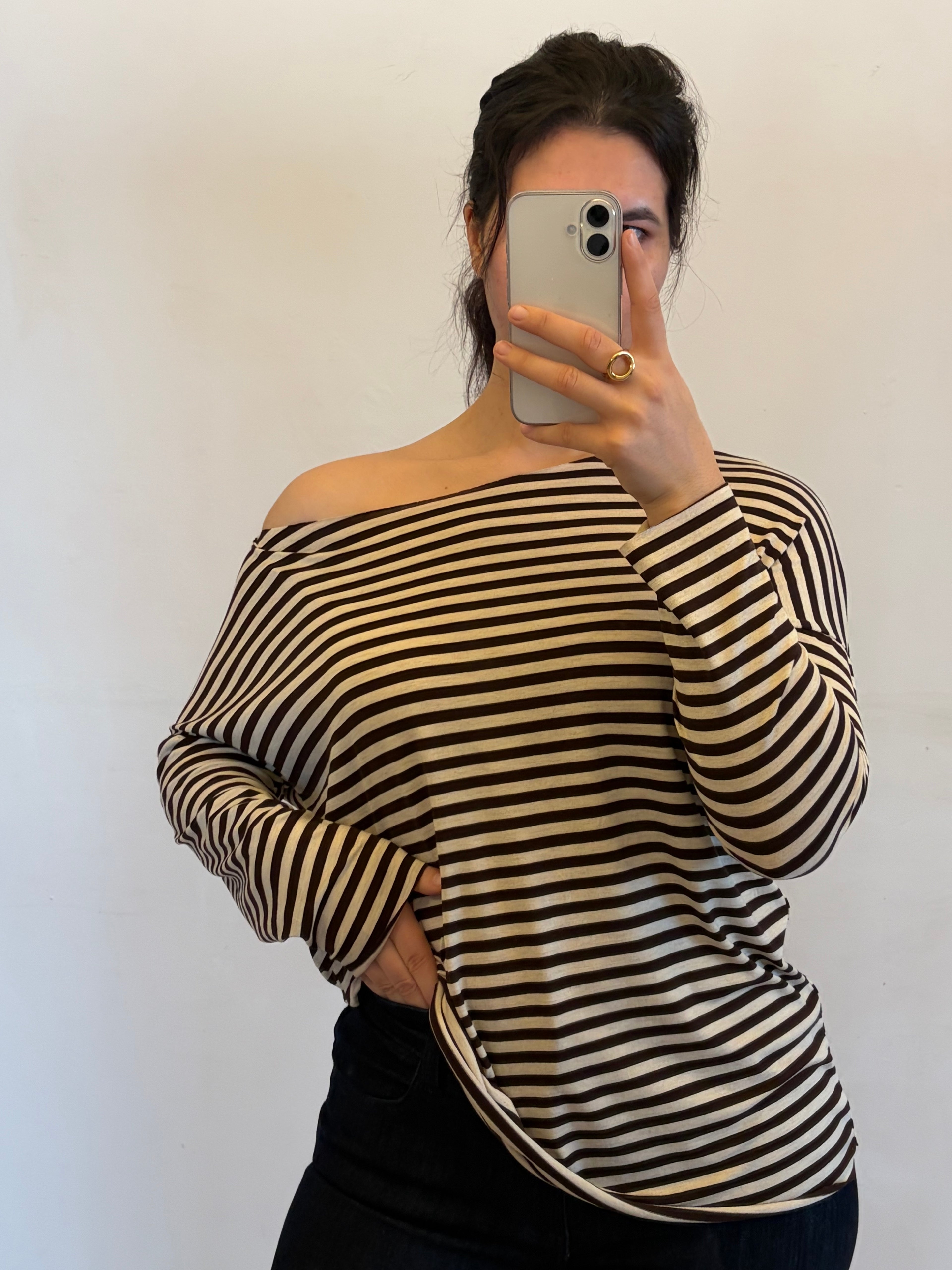 TEE SHIRT BAYA MARRON