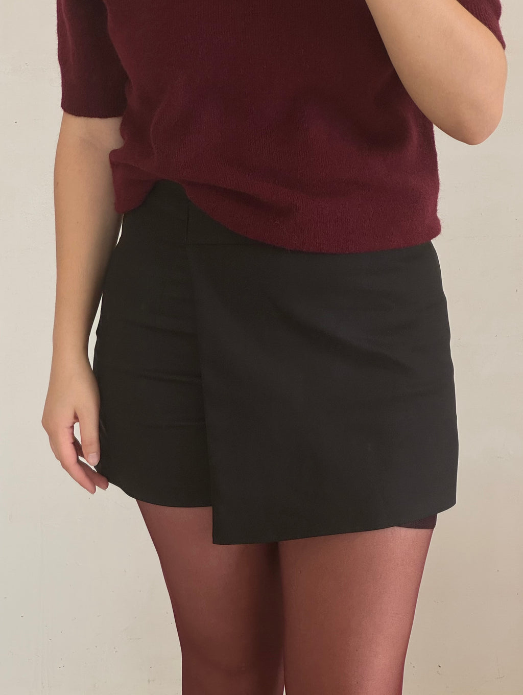 JUPE-SHORT ZULA NOIRE