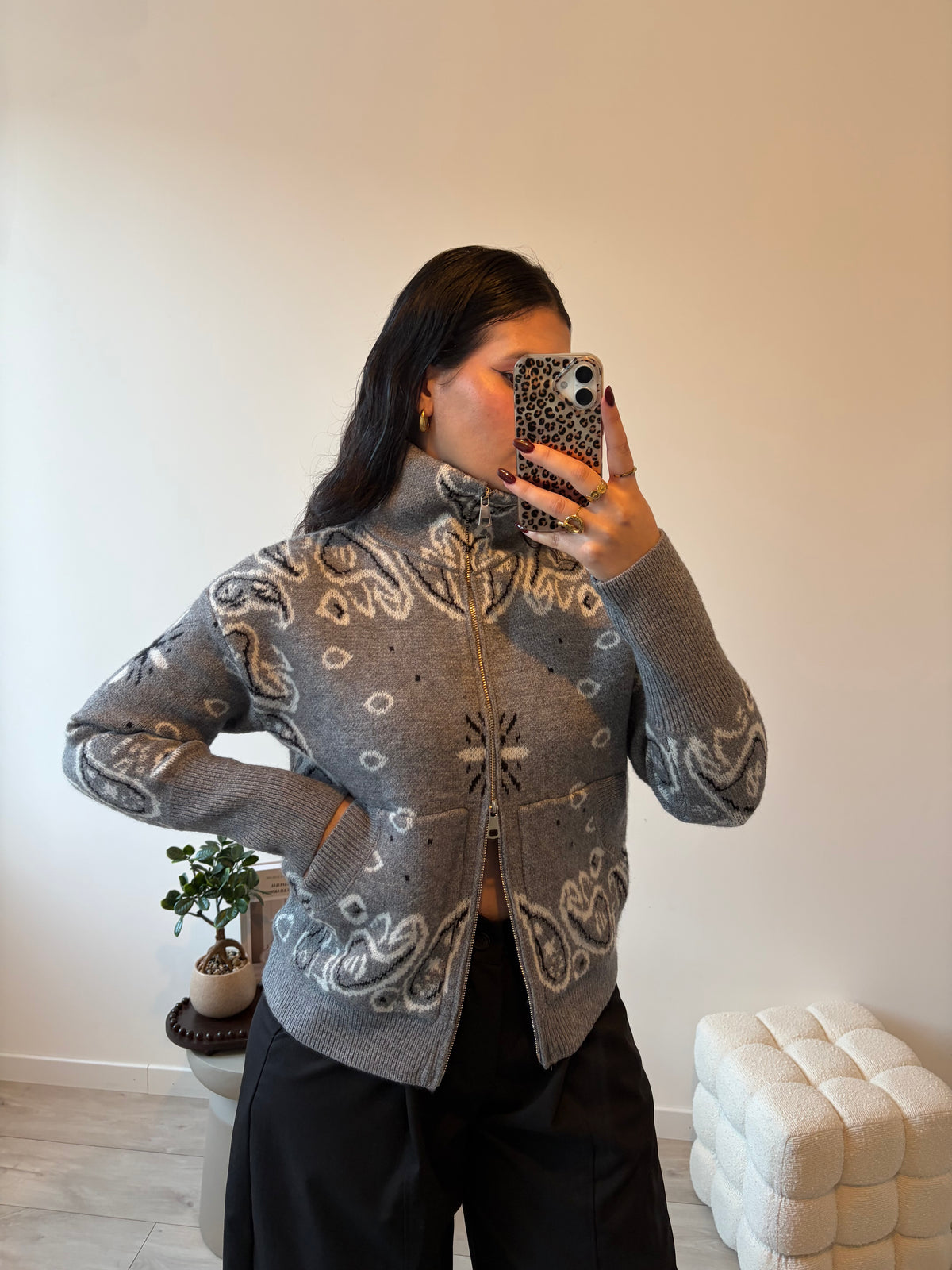 GILET SOREN GRIS