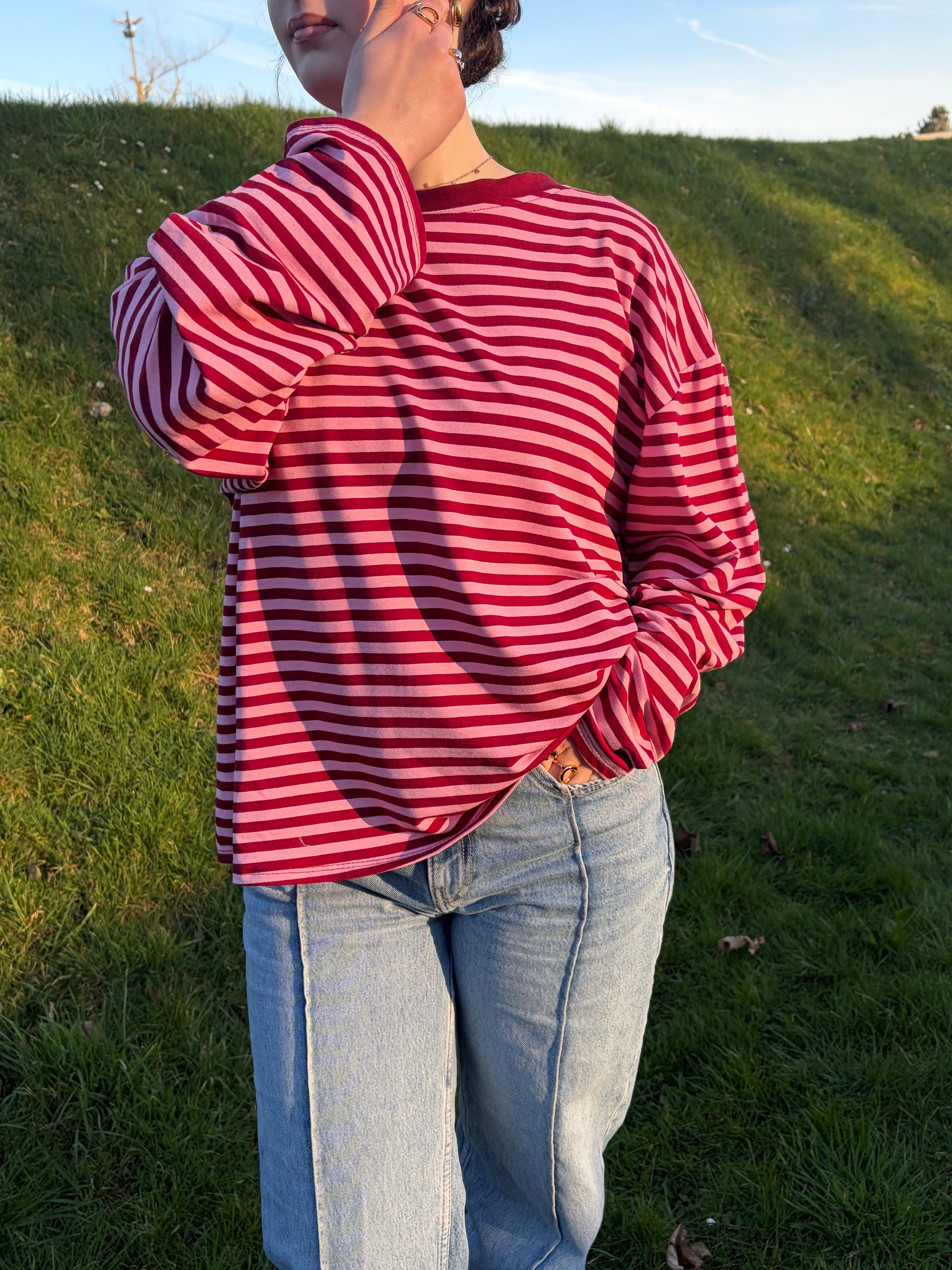 TEE SHIRT LEANDRO BORDEAUX