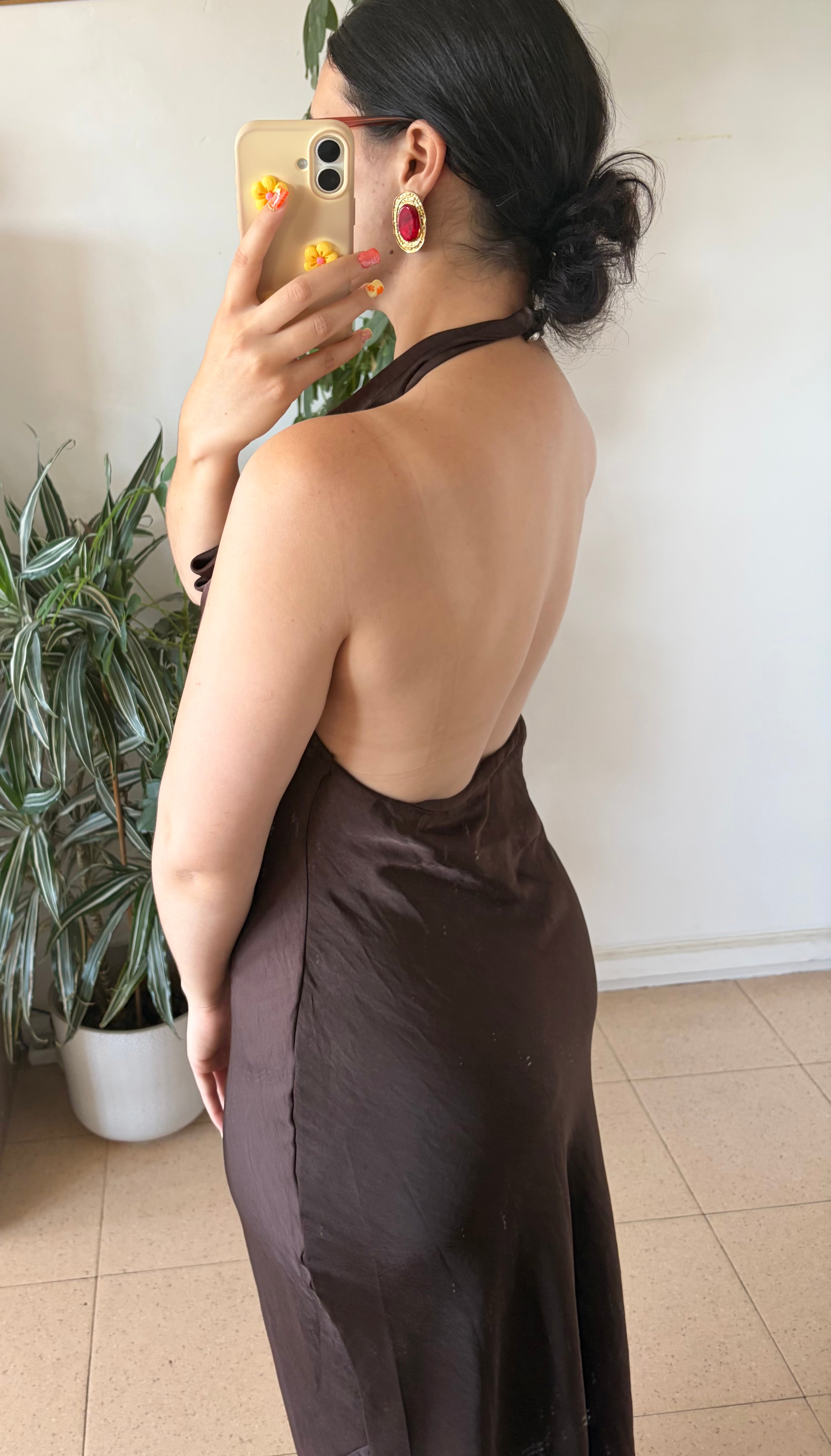 ROBE NAÏA MARRON