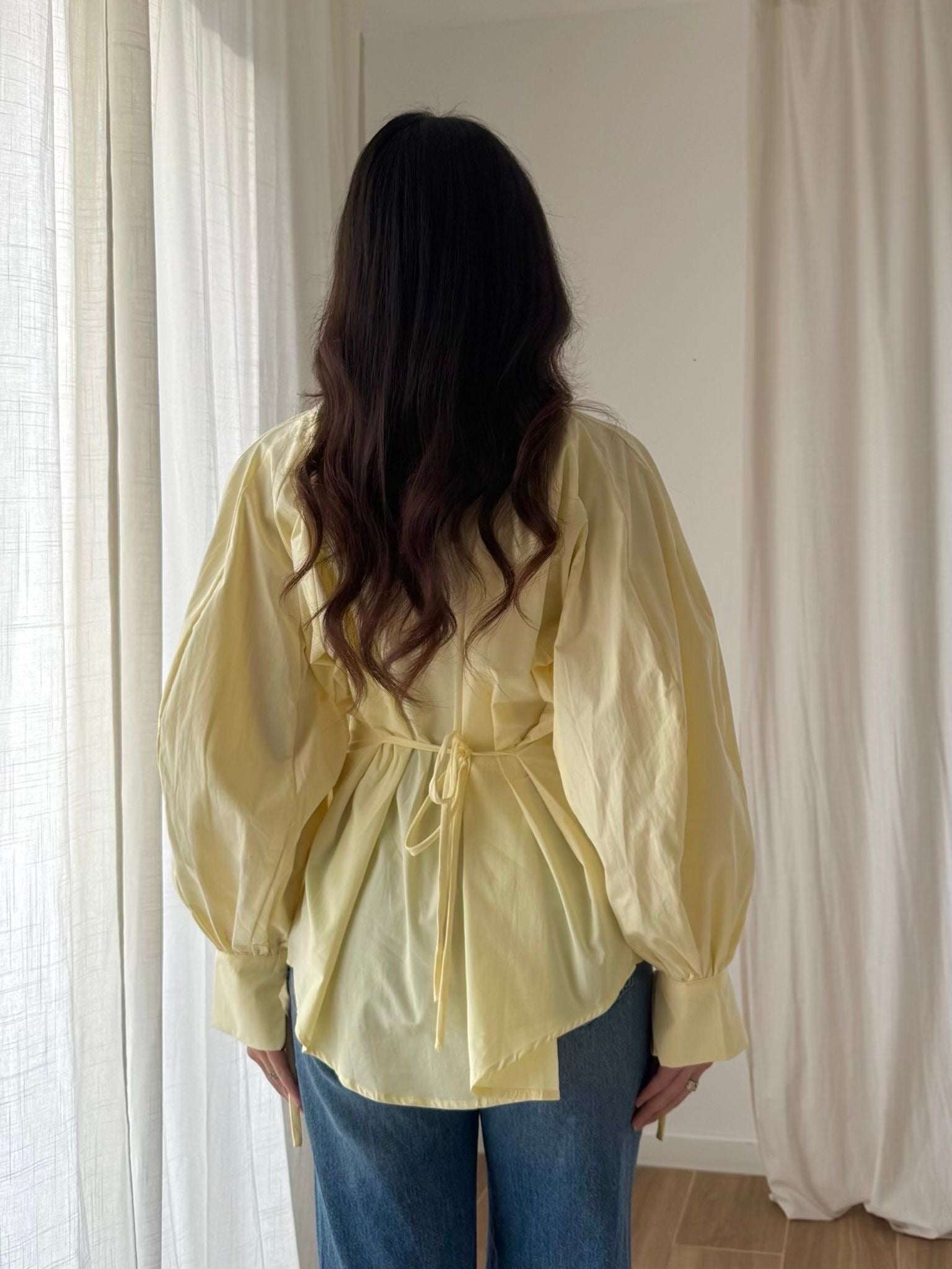 CHEMISE DIVA JAUNE