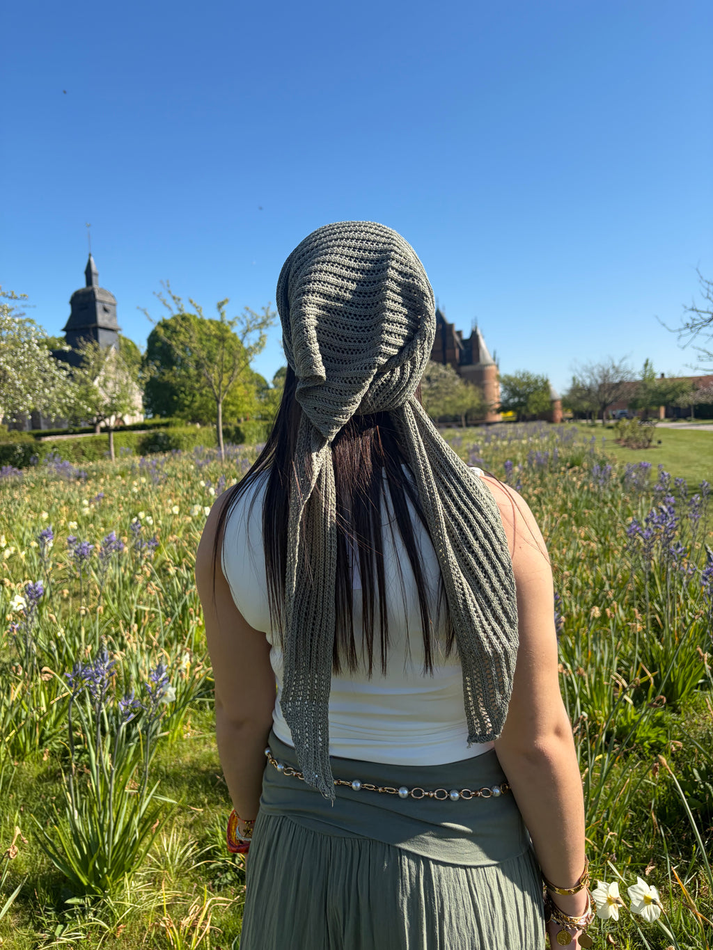 FOULARD AZIEL KAKI