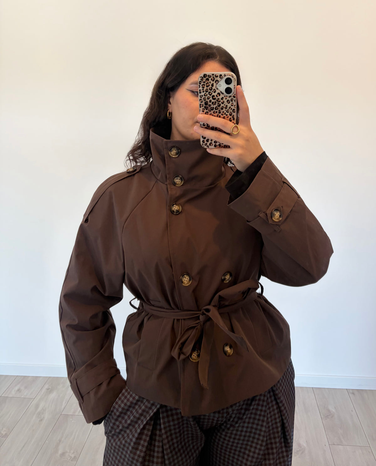 TRENCH PEDRO MARRON