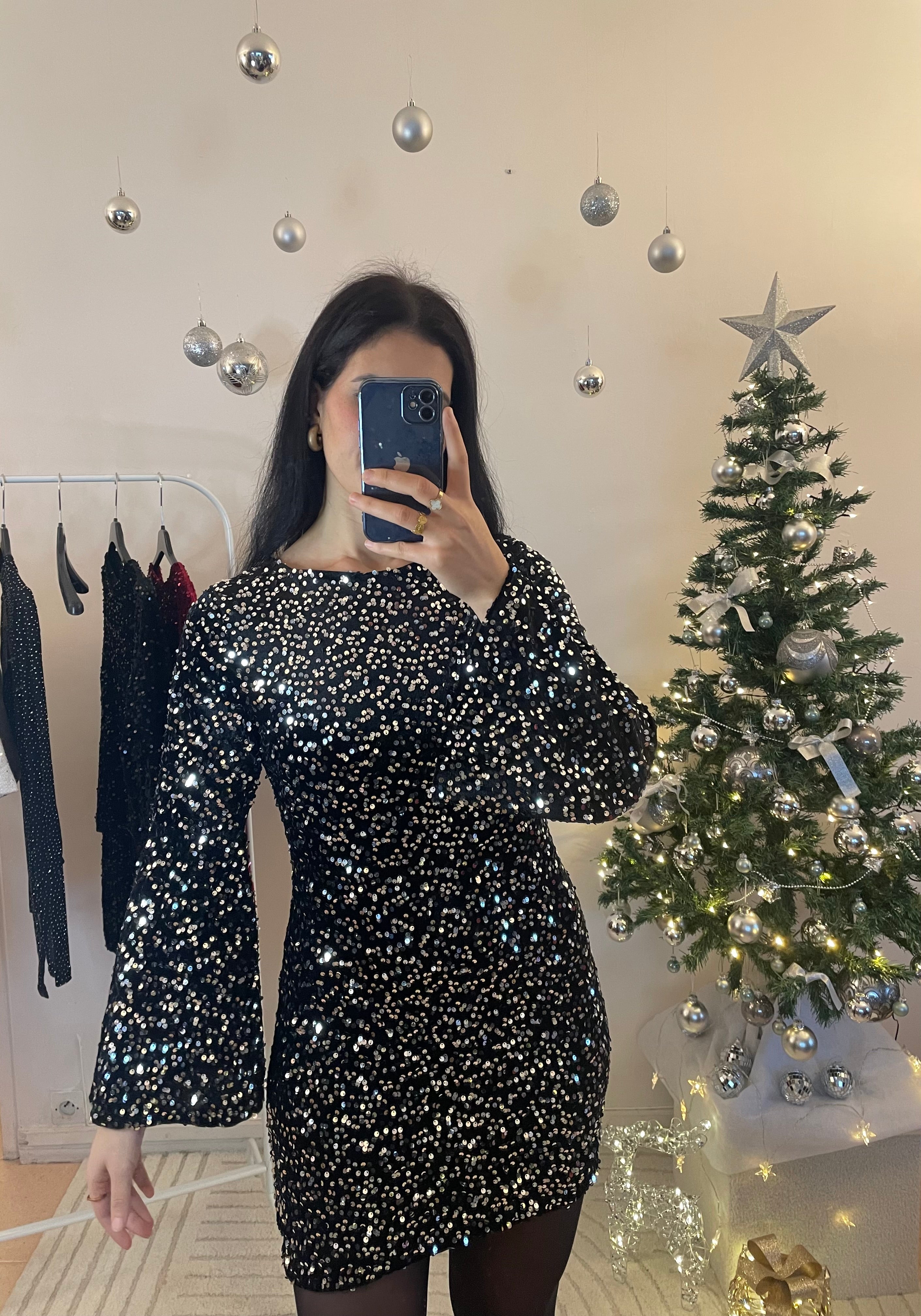 ROBE SHINE ARGENTÉE