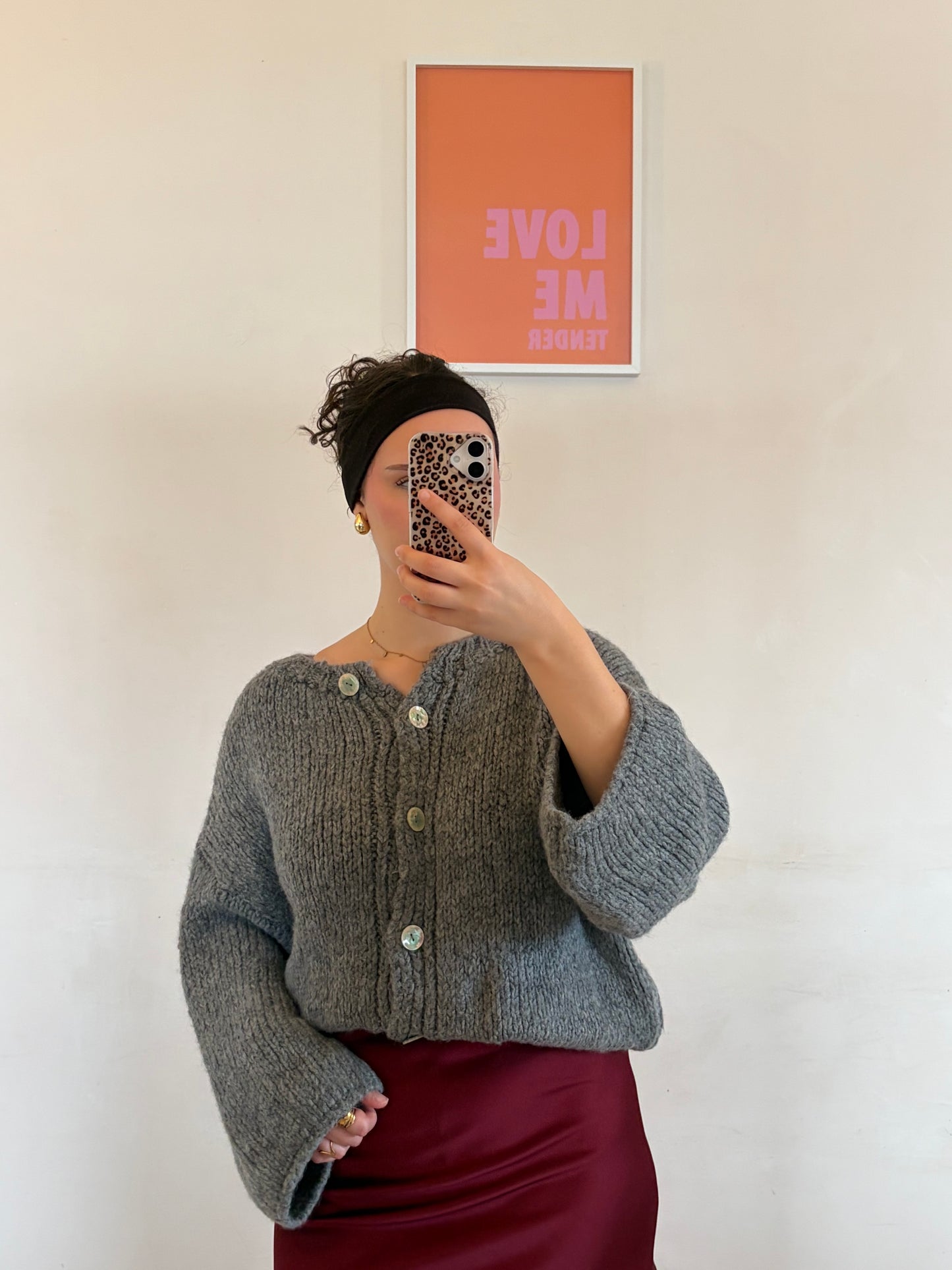 CARDIGAN KIRA GRIS