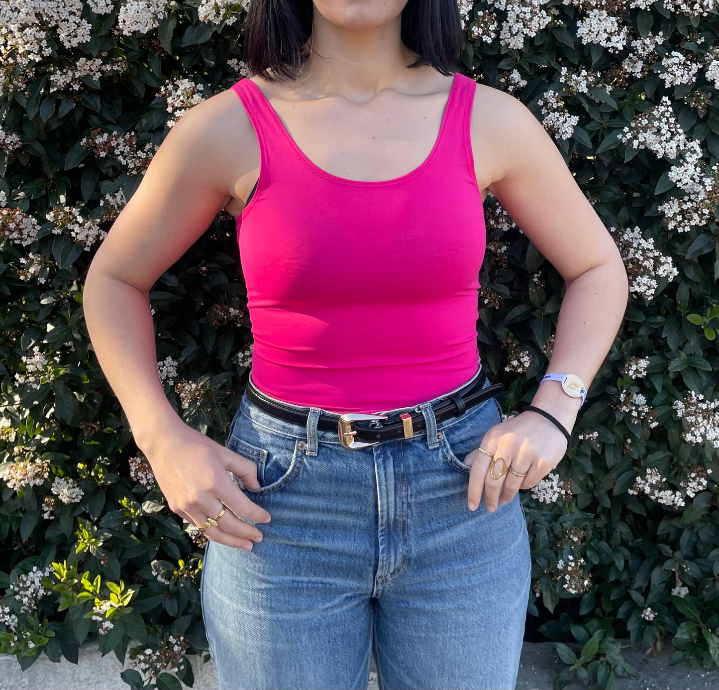 BODY AMALIA FUCHSIA 100% coton