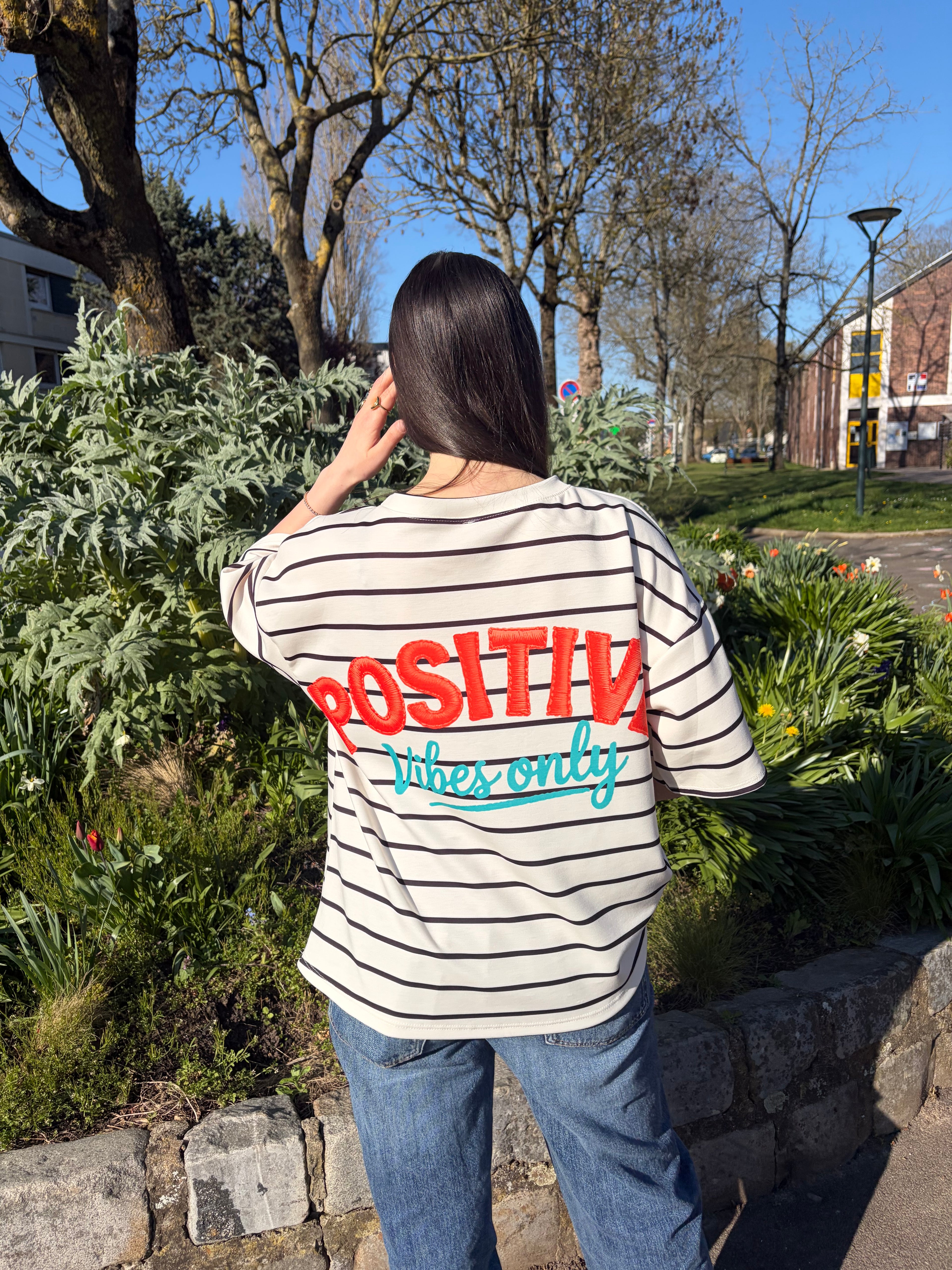 TEE SHIRT GALE BLANC