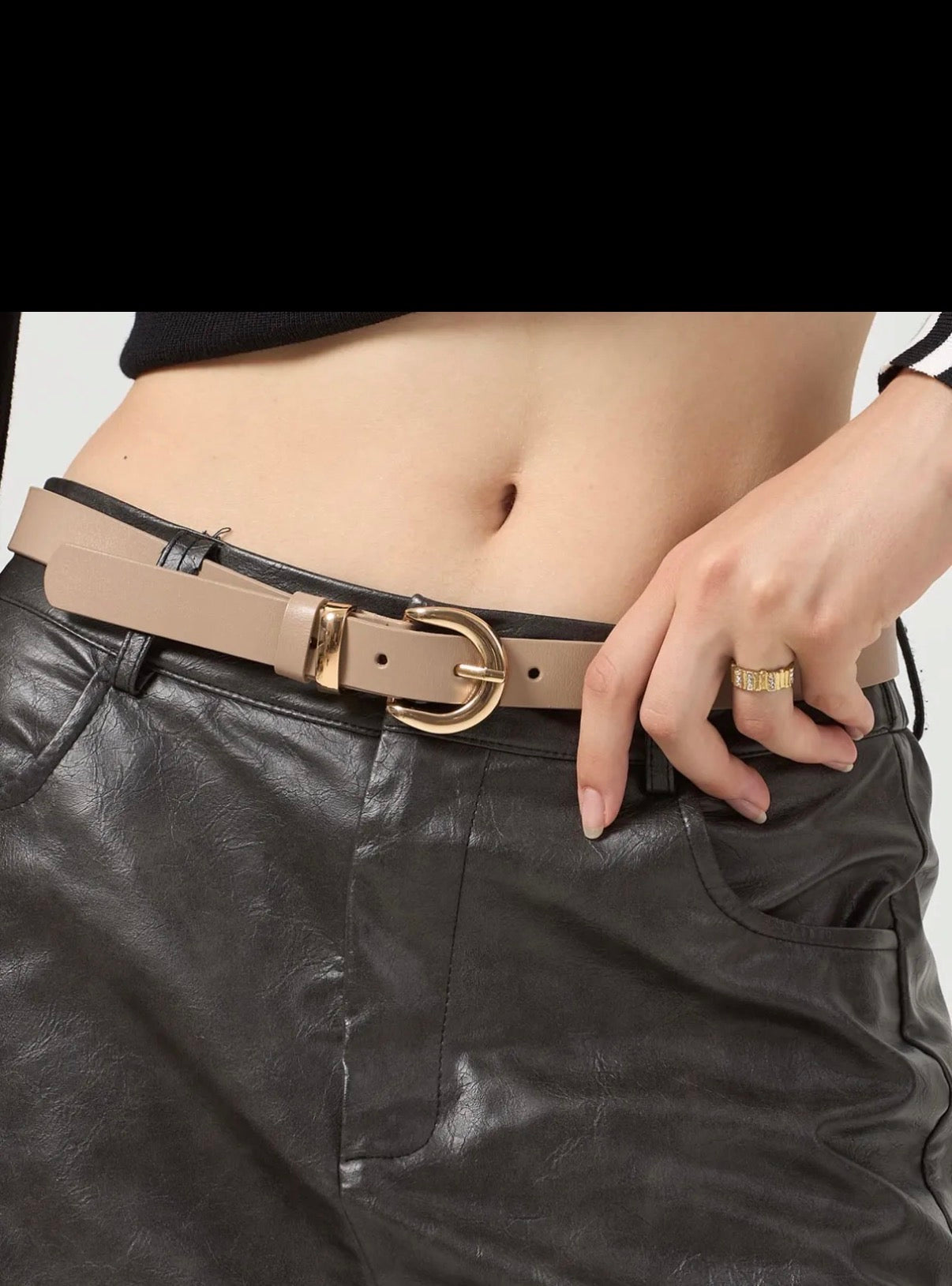 CEINTURE CUIR DE VACHETTE
