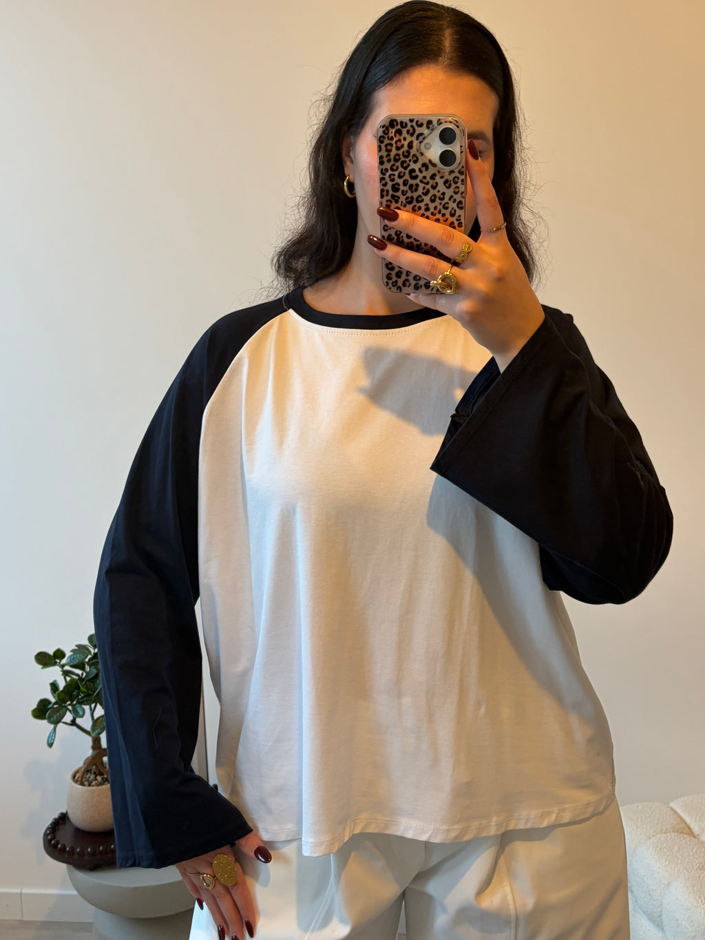 T-SHIRT RAGLAN MARINE