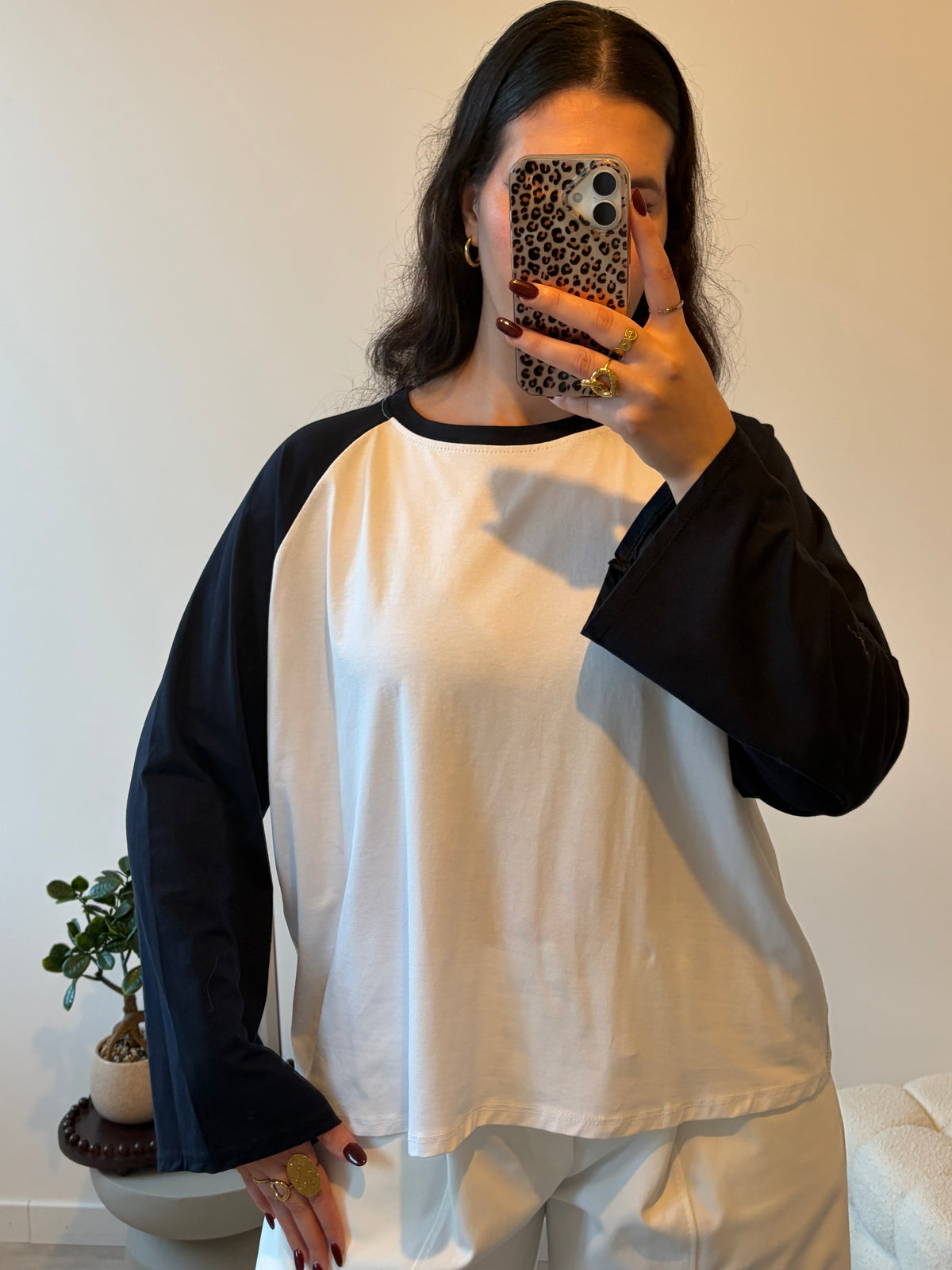 T-SHIRT RAGLAN MARINE