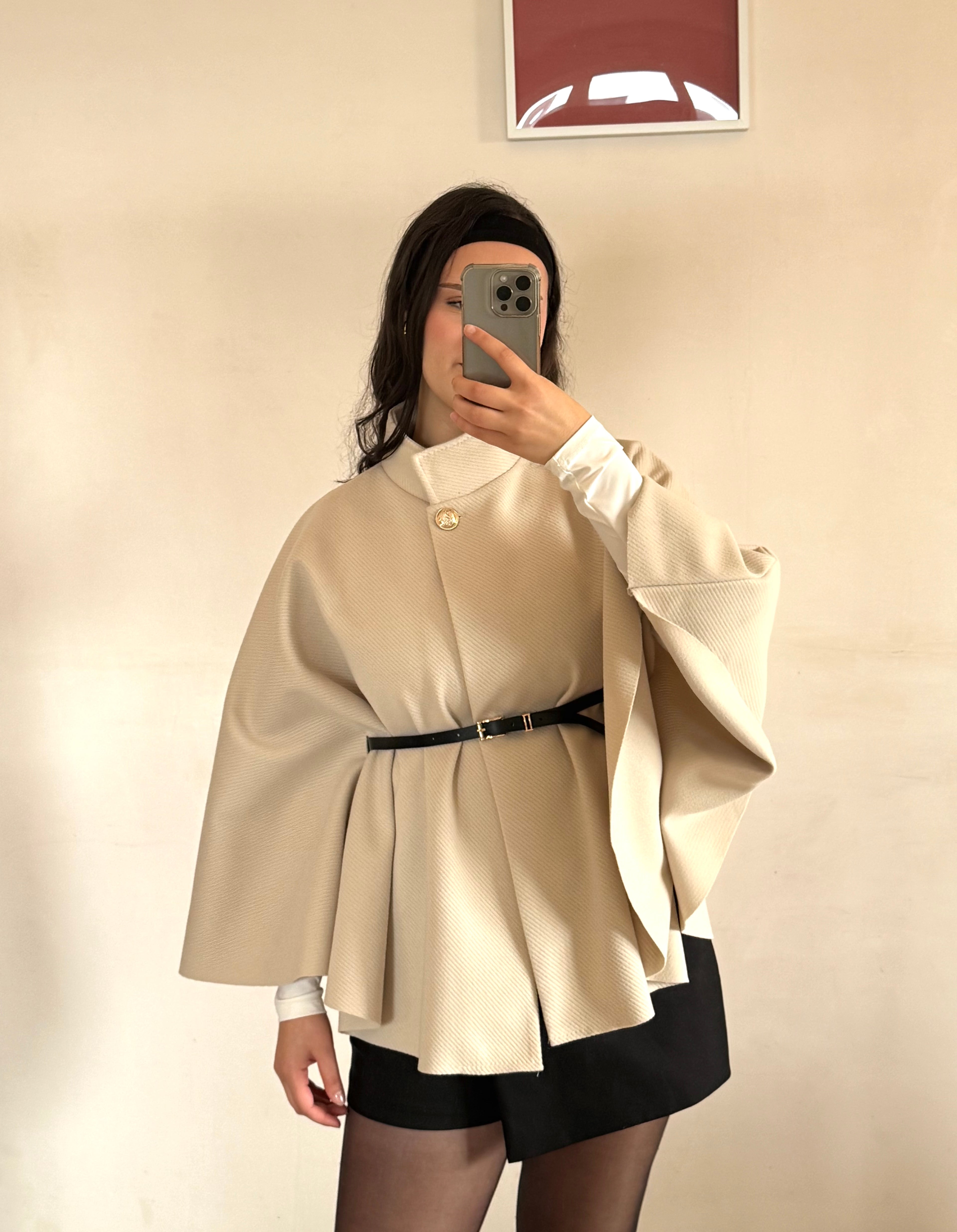 CAPE OPRAH BEIGE
