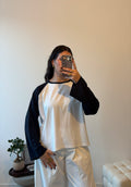 T-SHIRT RAGLAN MARINE