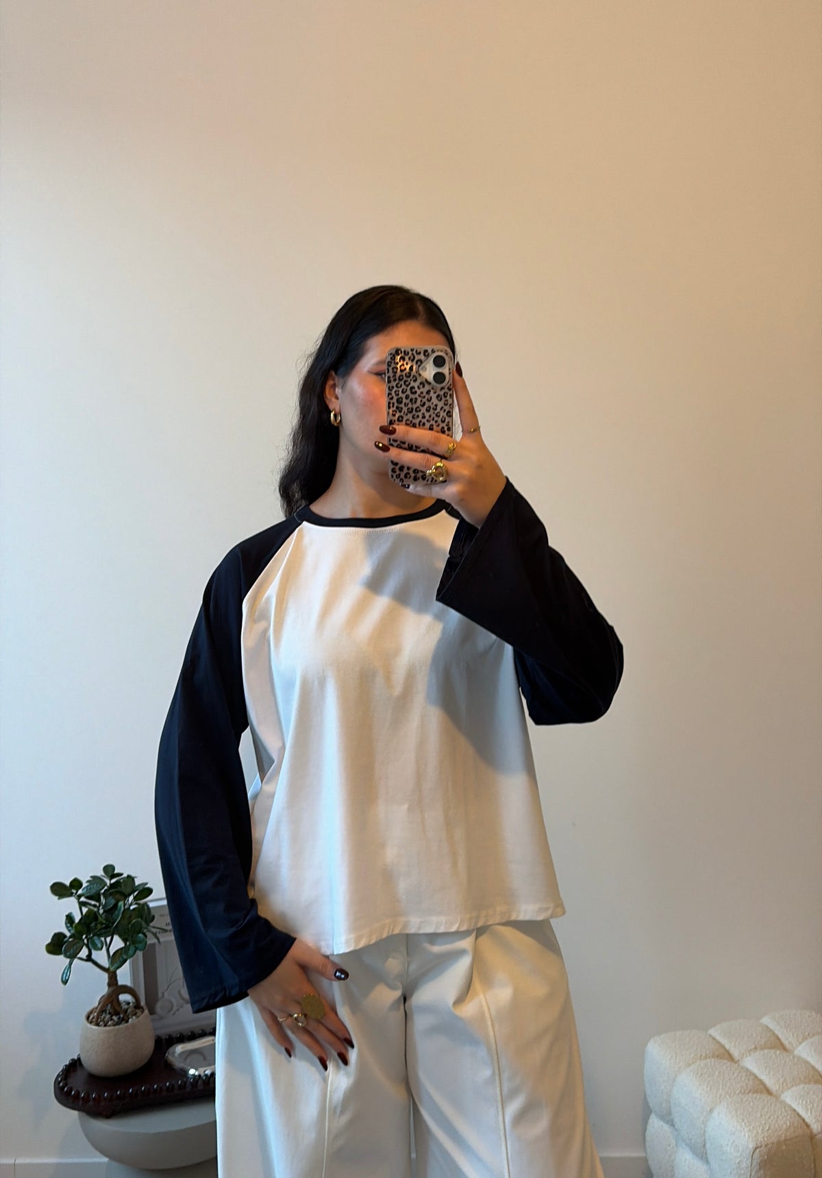 T-SHIRT RAGLAN MARINE