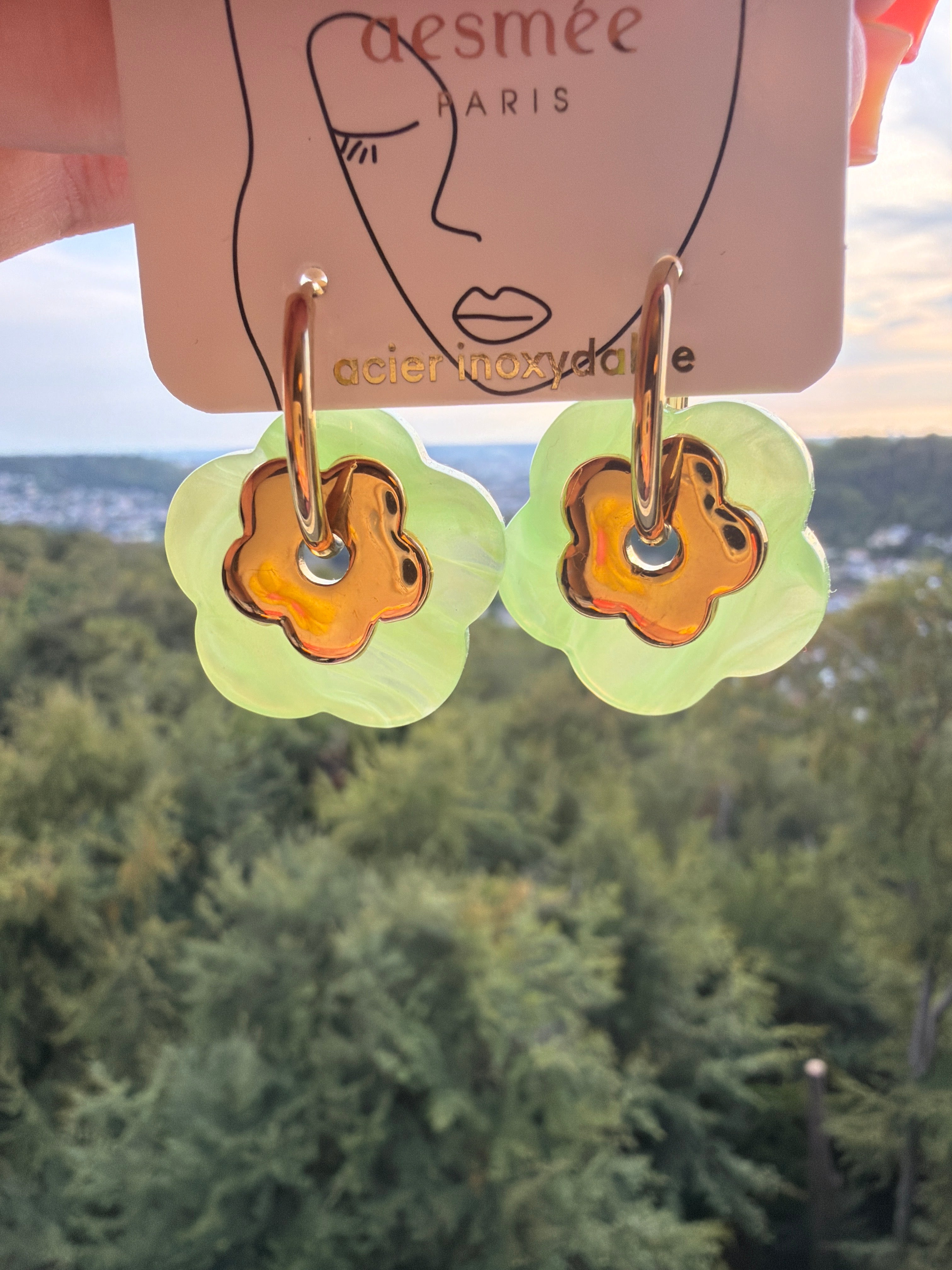 BOUCLES DOUBLE FLOWERS
