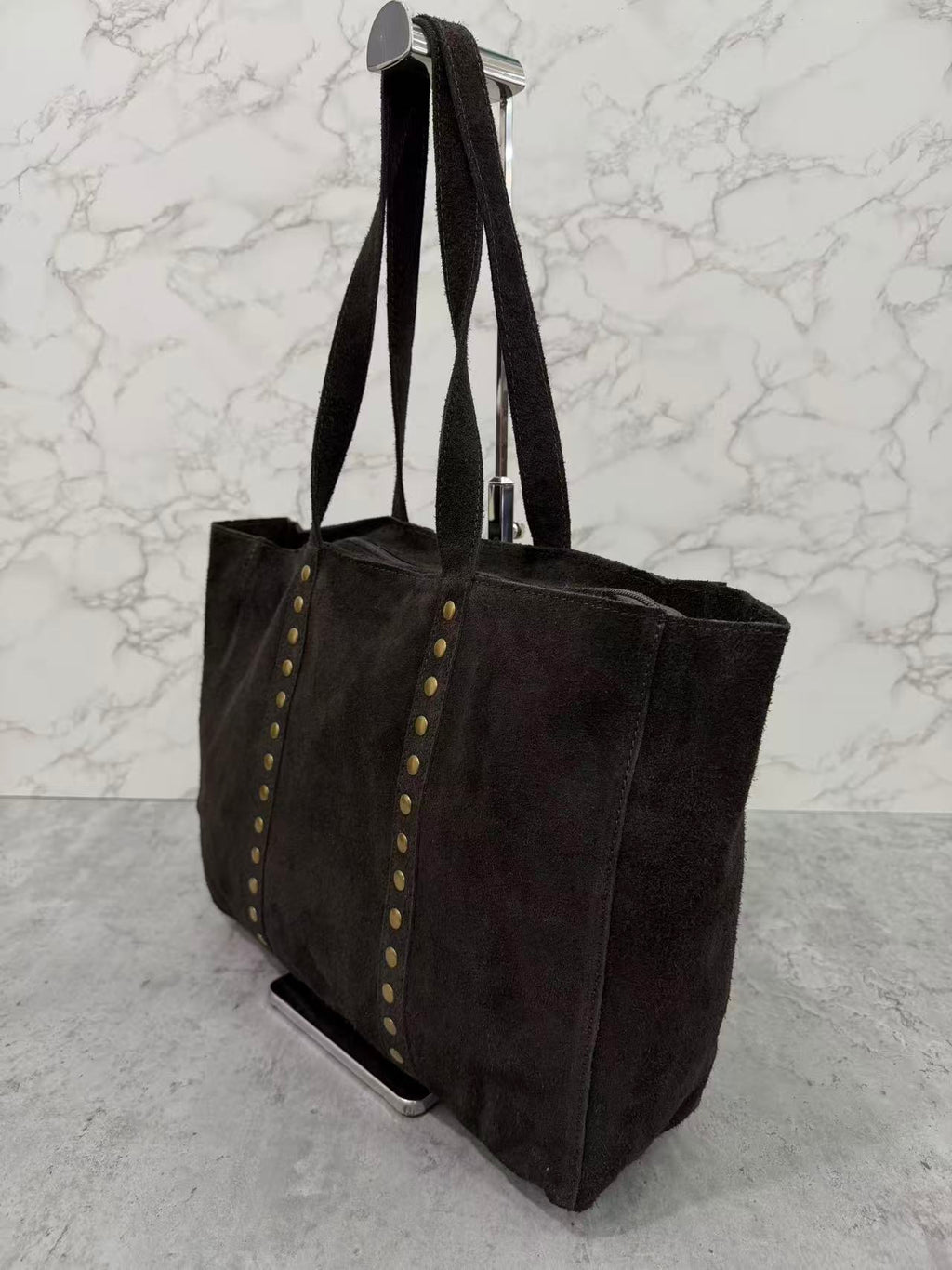 SAC NOVA TAUPE 100% CUIR