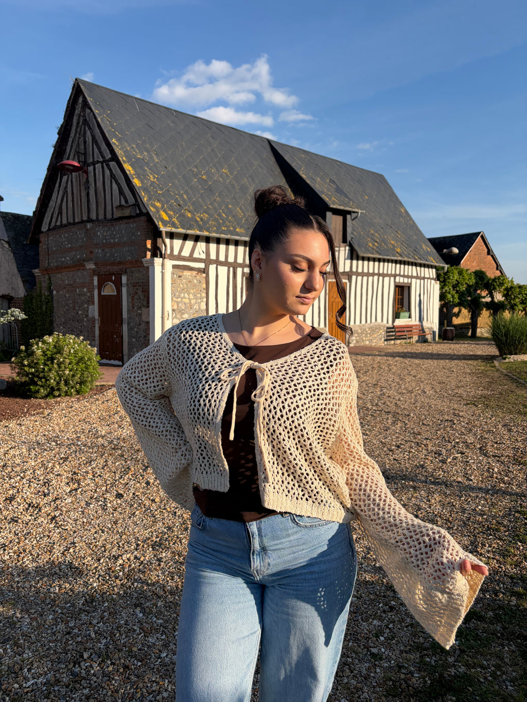 GILET TANIA BEIGE