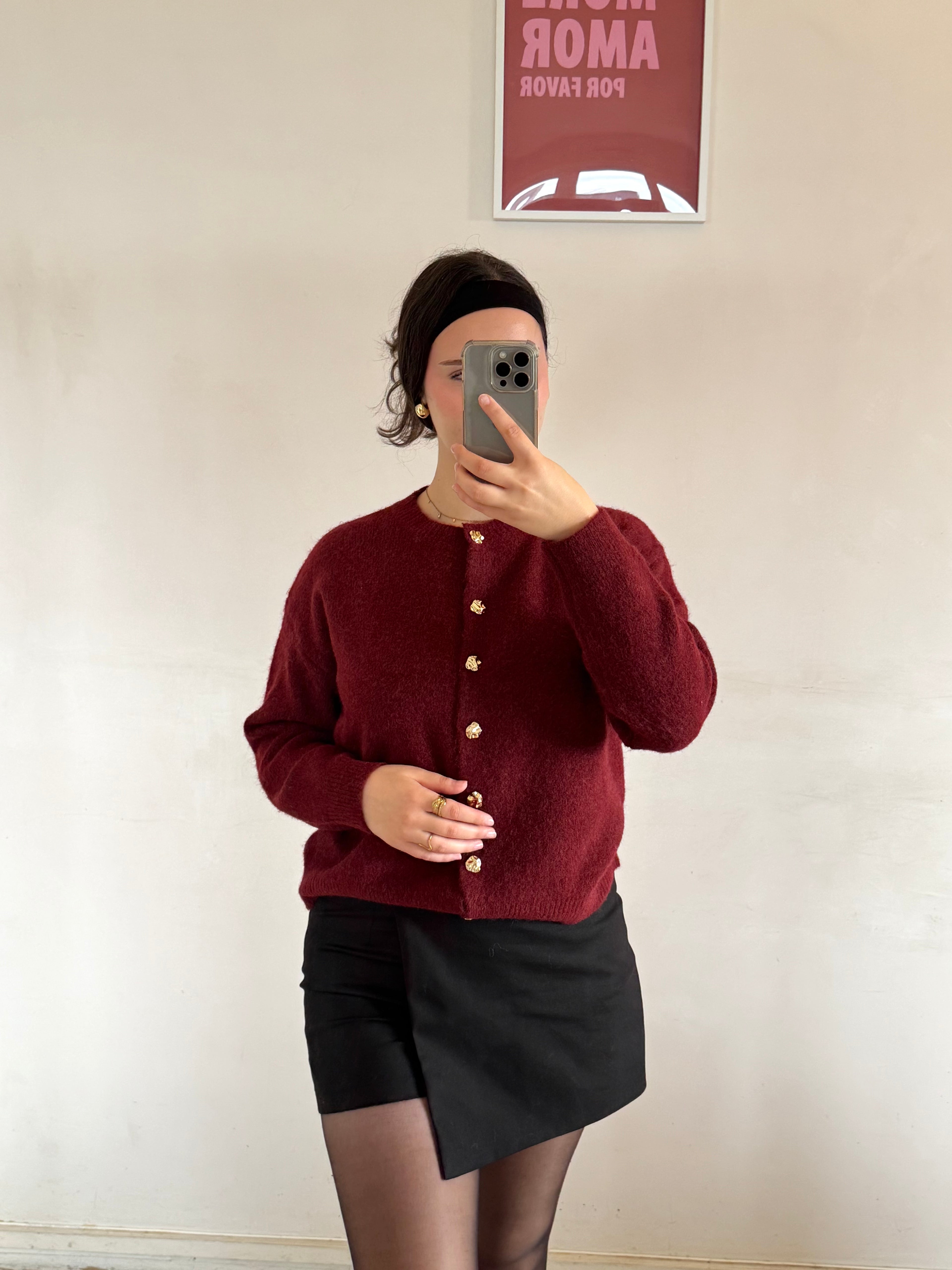 CARDIGAN ALDO BORDEAUX