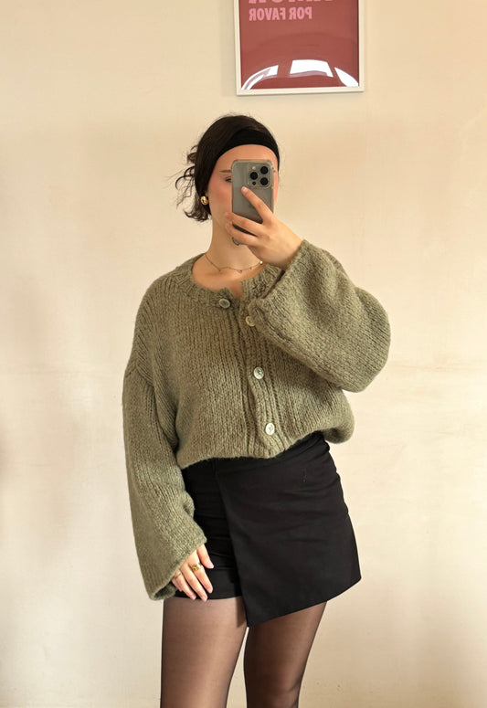 CARDIGAN KIRA KAKI