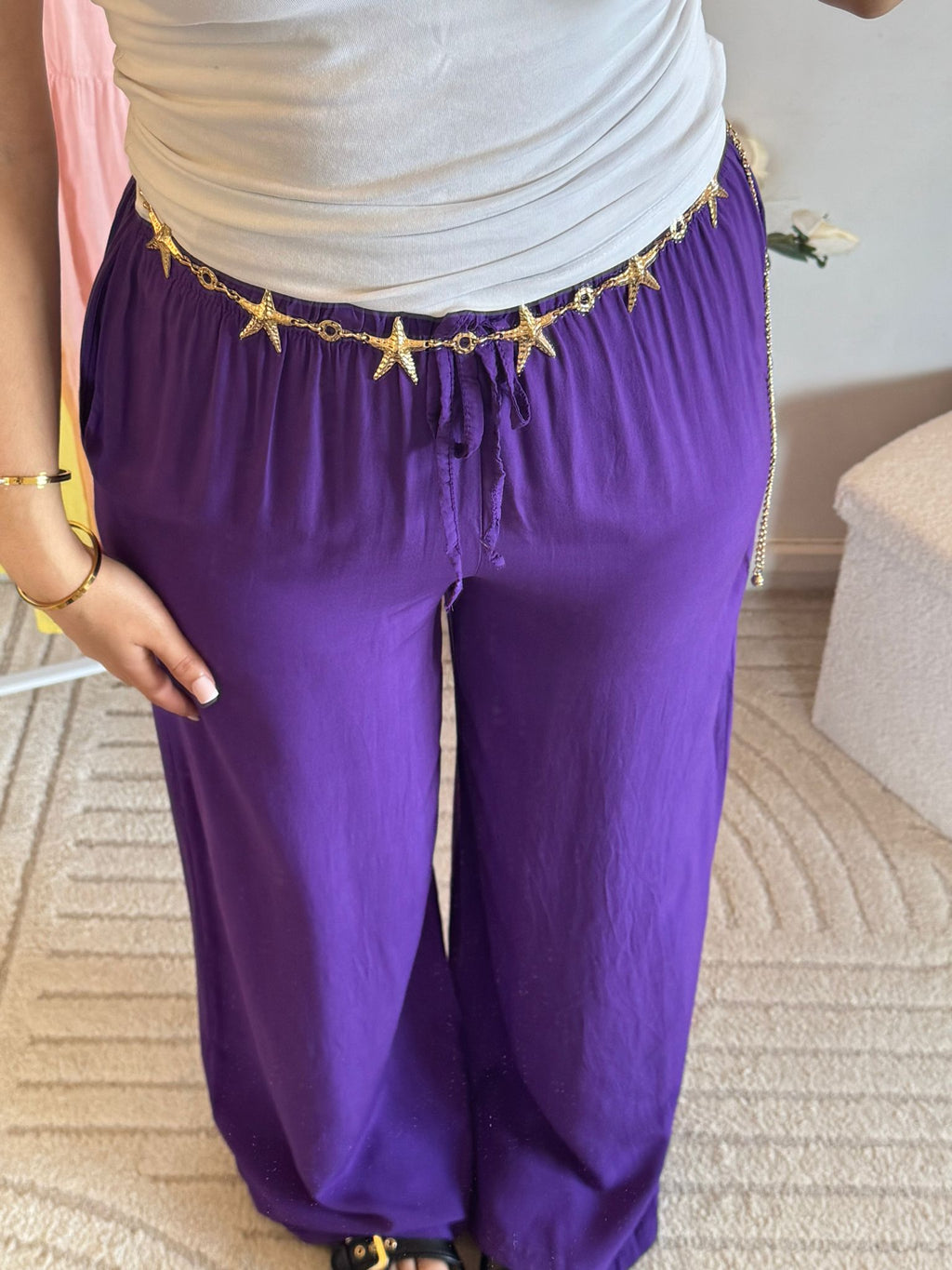 PANTALON CATHELINE VIOLET