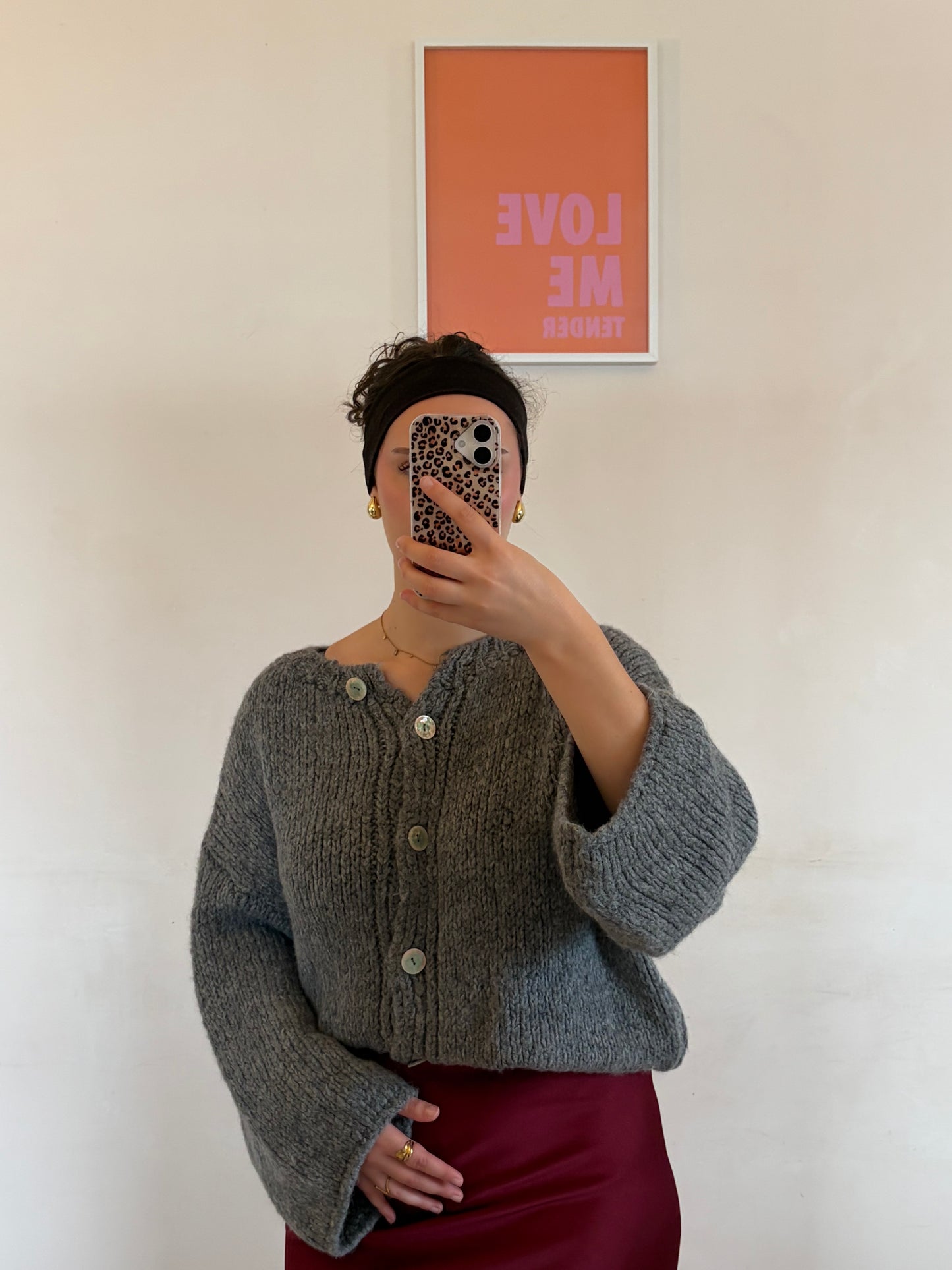 CARDIGAN KIRA GRIS