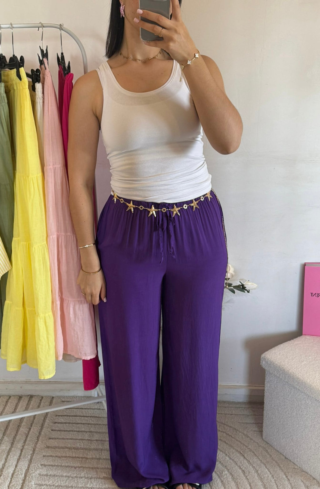 PANTALON CATHELINE VIOLET