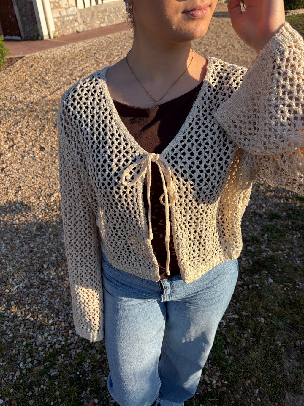 GILET TANIA BEIGE