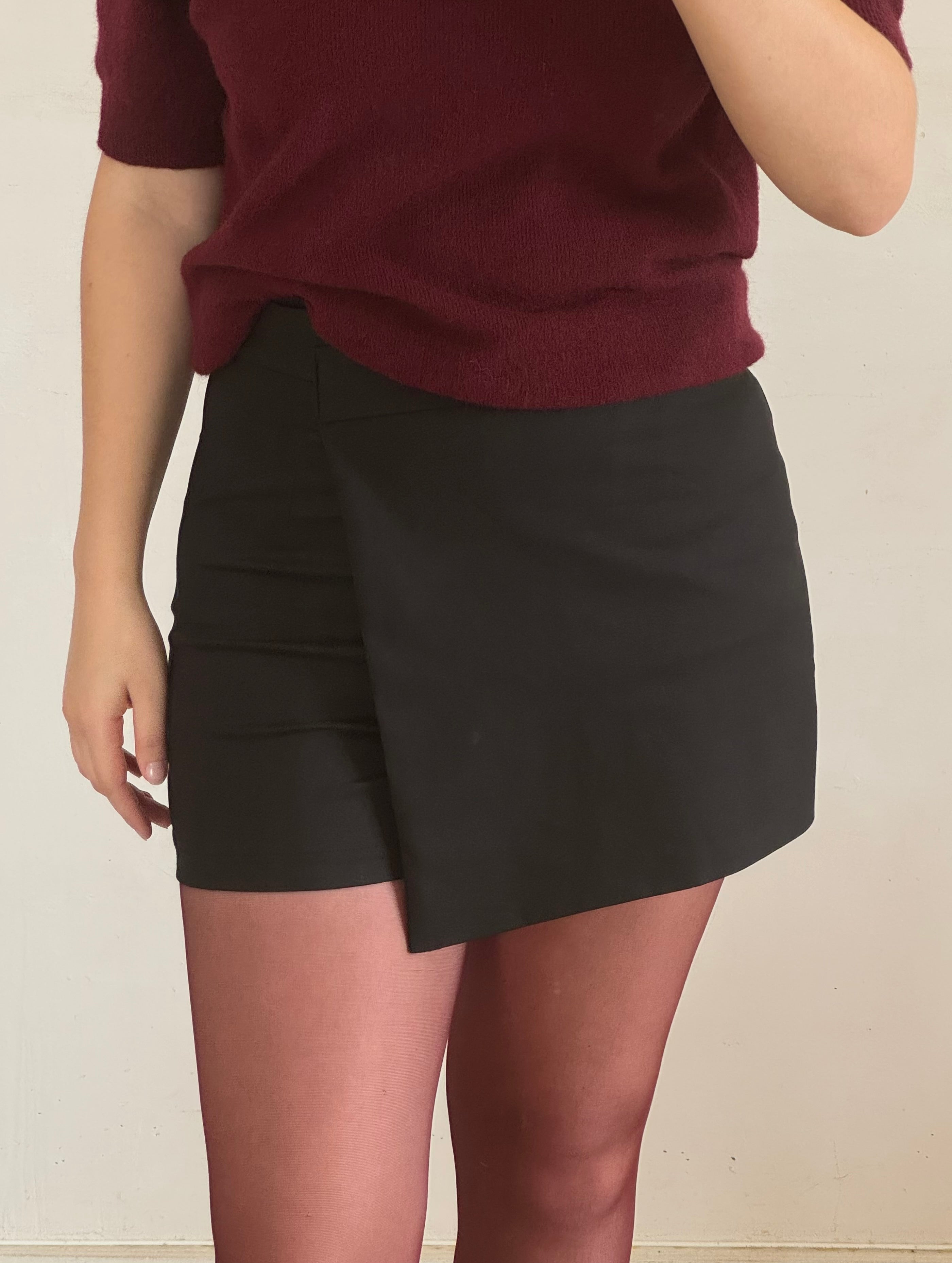 JUPE-SHORT ZULA NOIRE