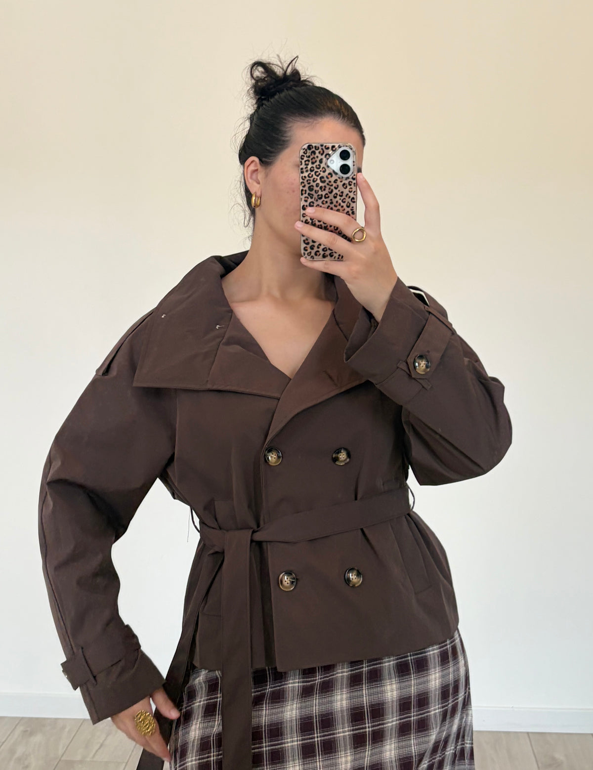 TRENCH PEDRO MARRON