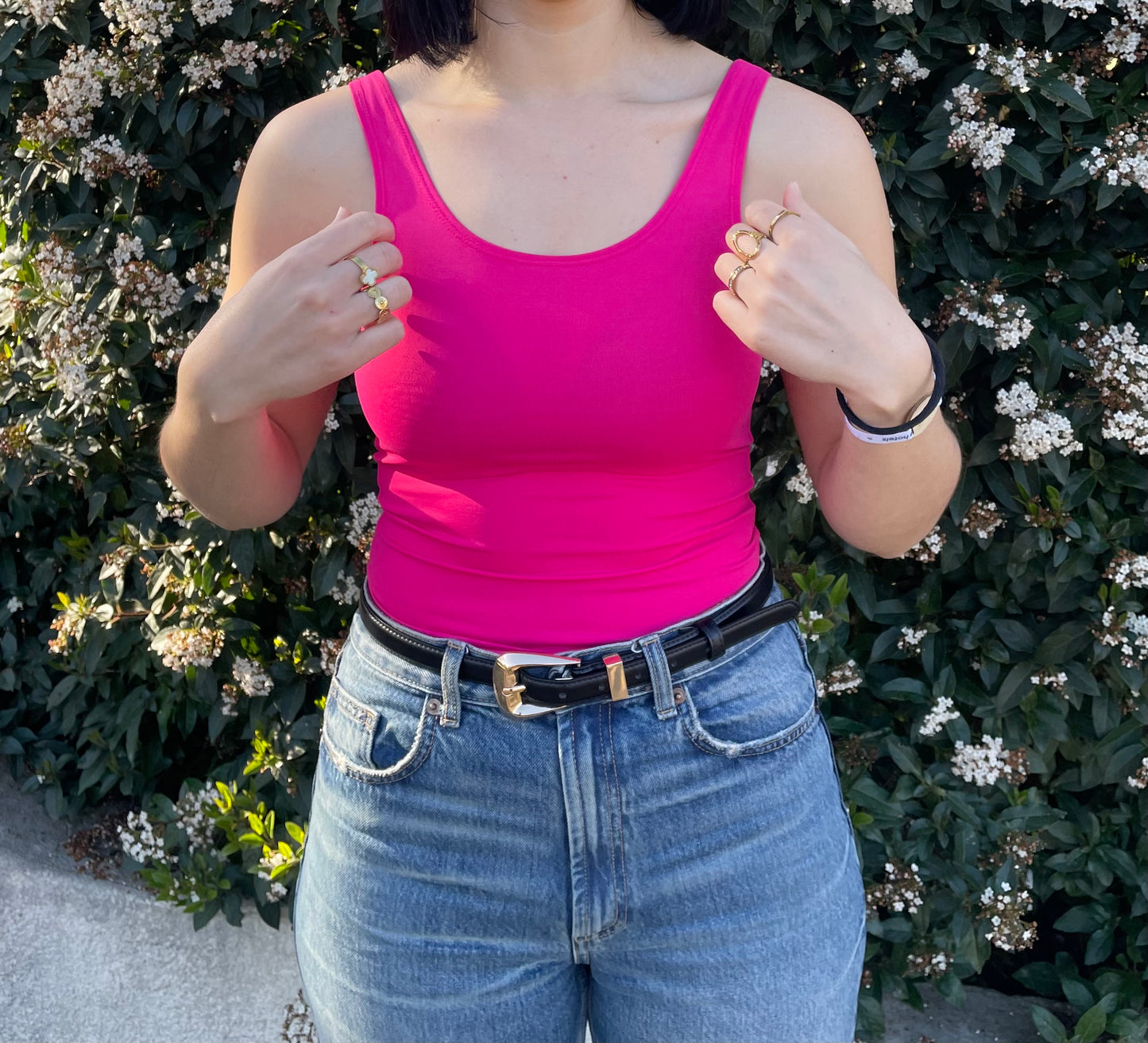 BODY AMALIA FUCHSIA 100% coton