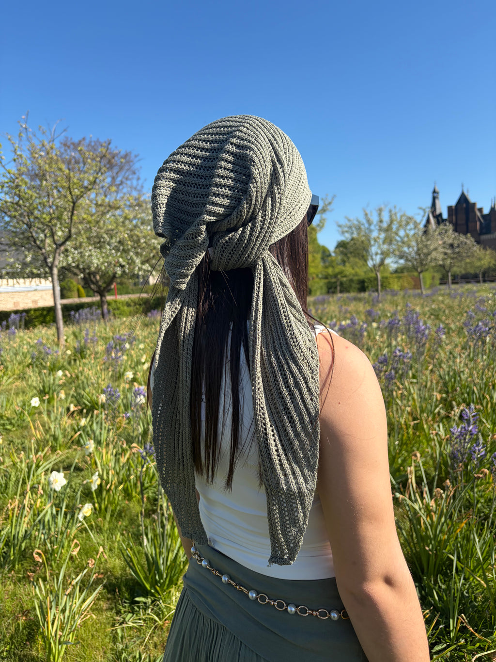 FOULARD AZIEL KAKI