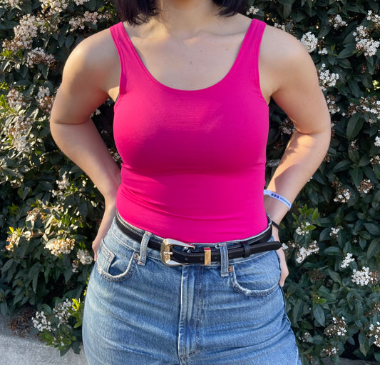 BODY AMALIA FUCHSIA 100% coton