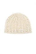 BONNET CROCHET SEQUINS ARGENTÉS