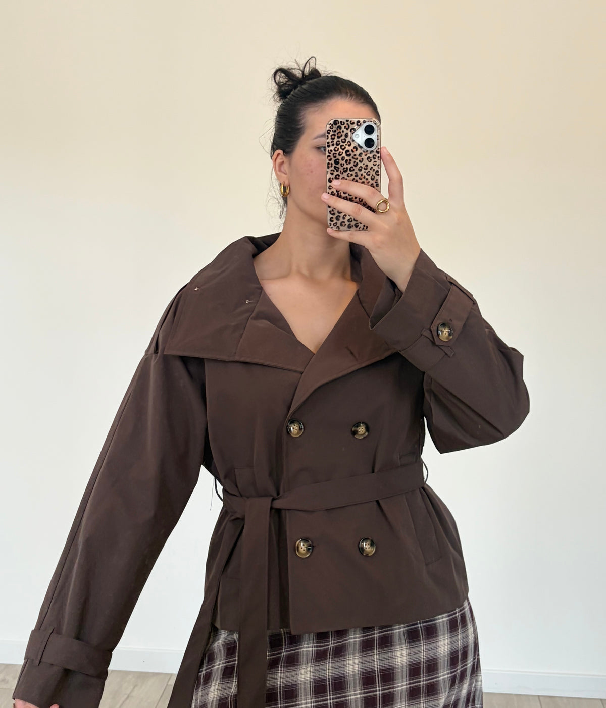 TRENCH PEDRO MARRON