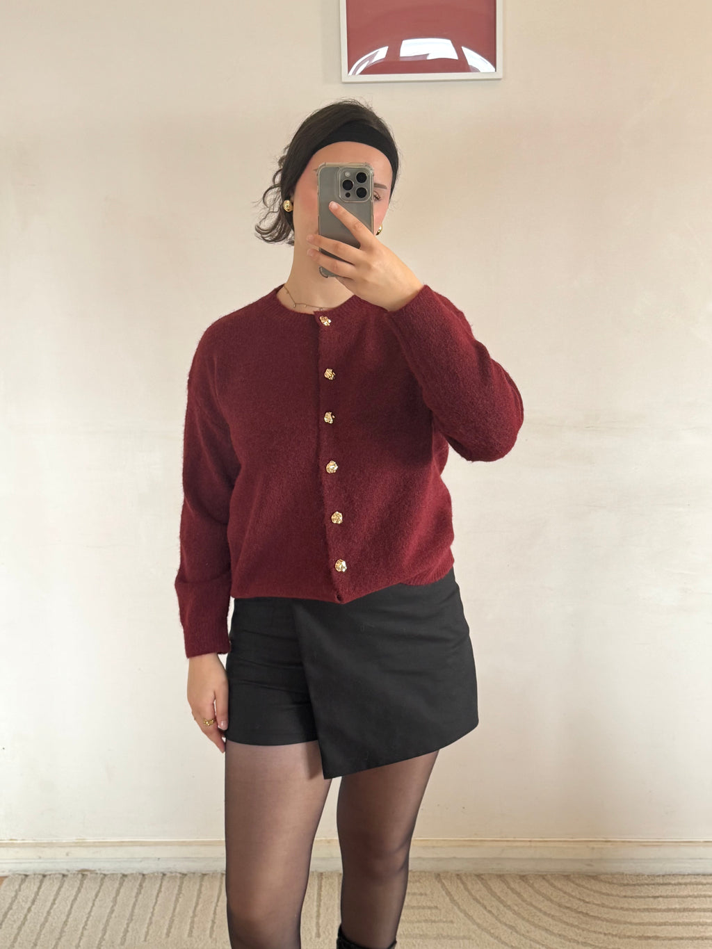 CARDIGAN ALDO BORDEAUX