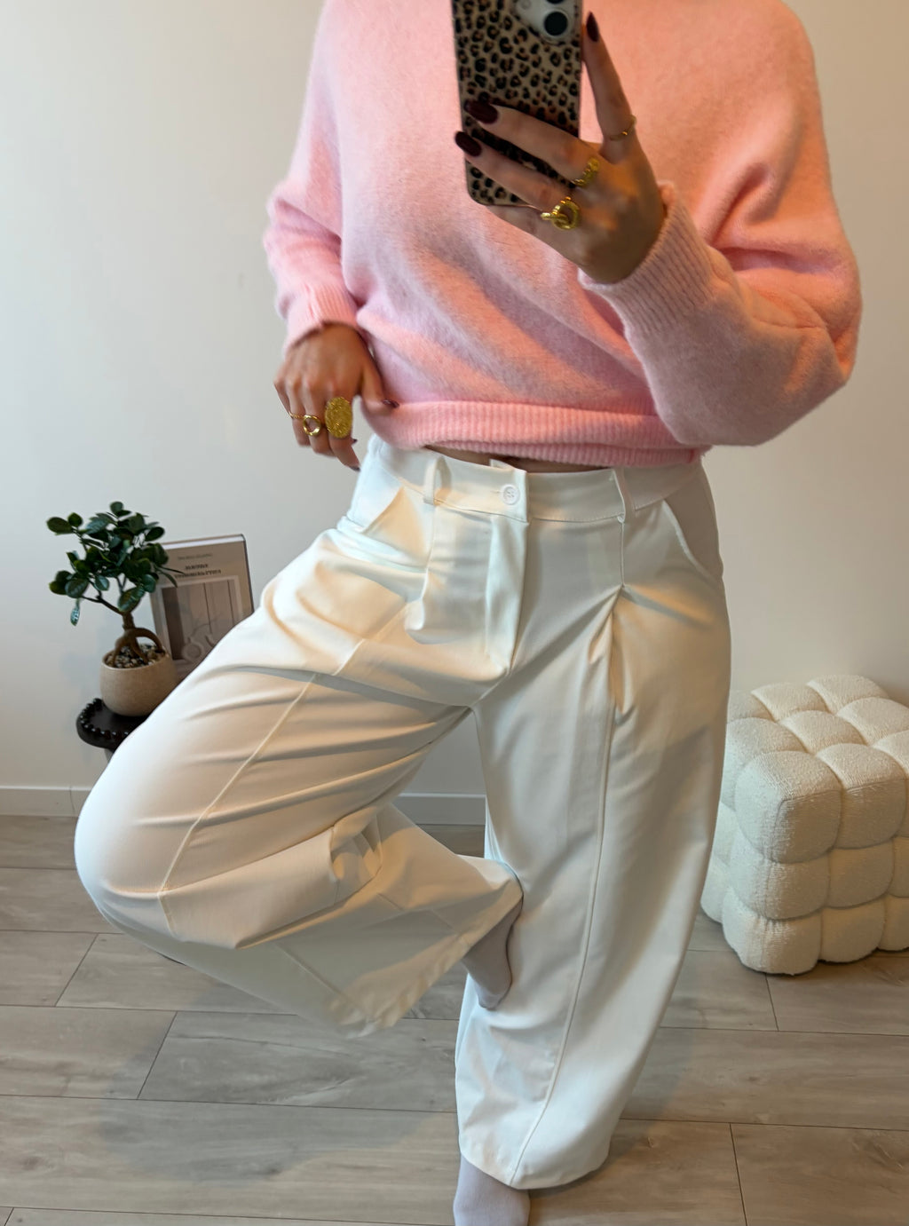 PANTALON LONDON BLANC