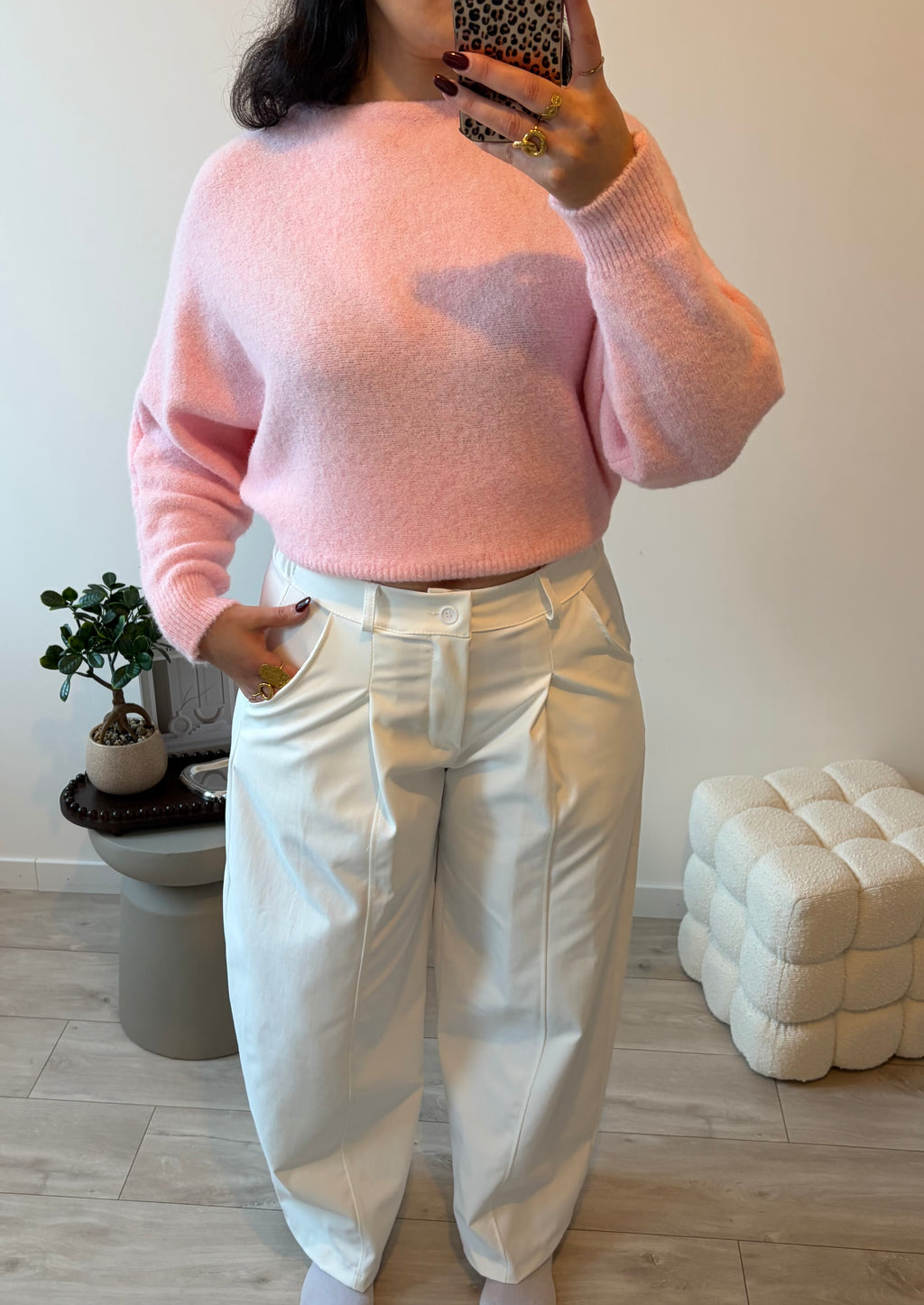 PANTALON LONDON BLANC